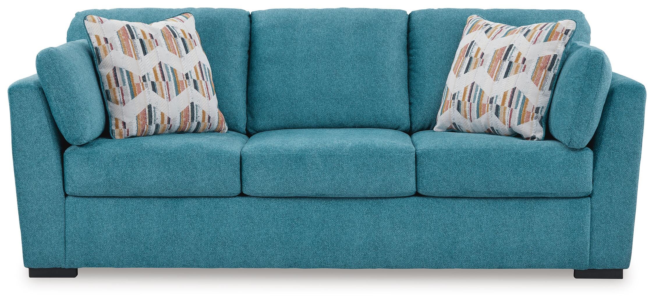 Keerwick Queen Sofa Sleeper, Teal, large