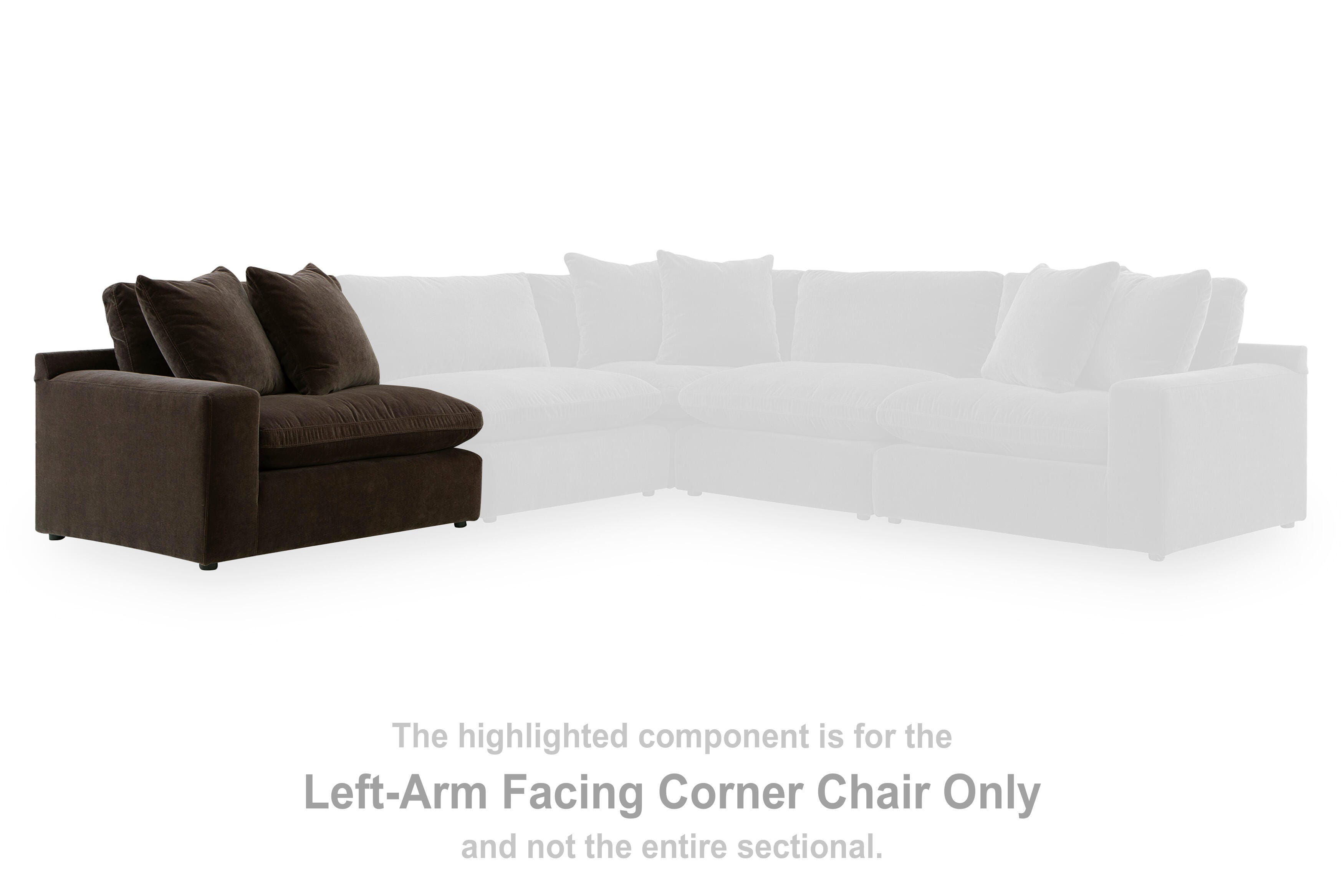Maxton Heights Left-Arm Facing Corner Chair
