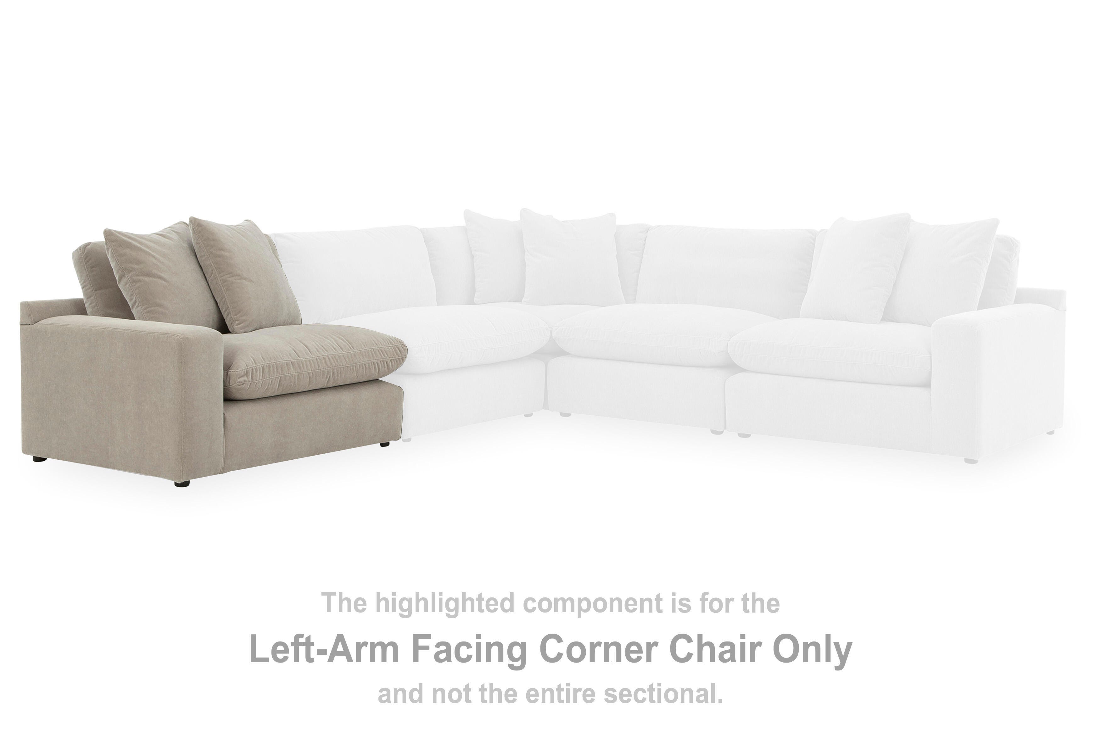 Maxton Heights Left-Arm Facing Corner Chair