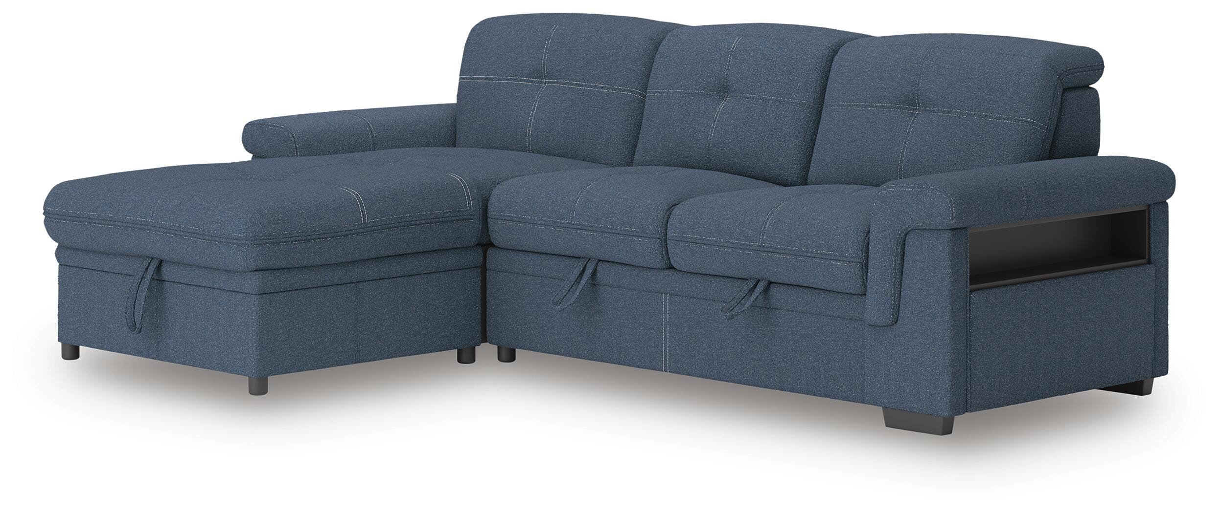 Ruffner 2-Piece Sectional with Pop Up Sleeper and Chaise
