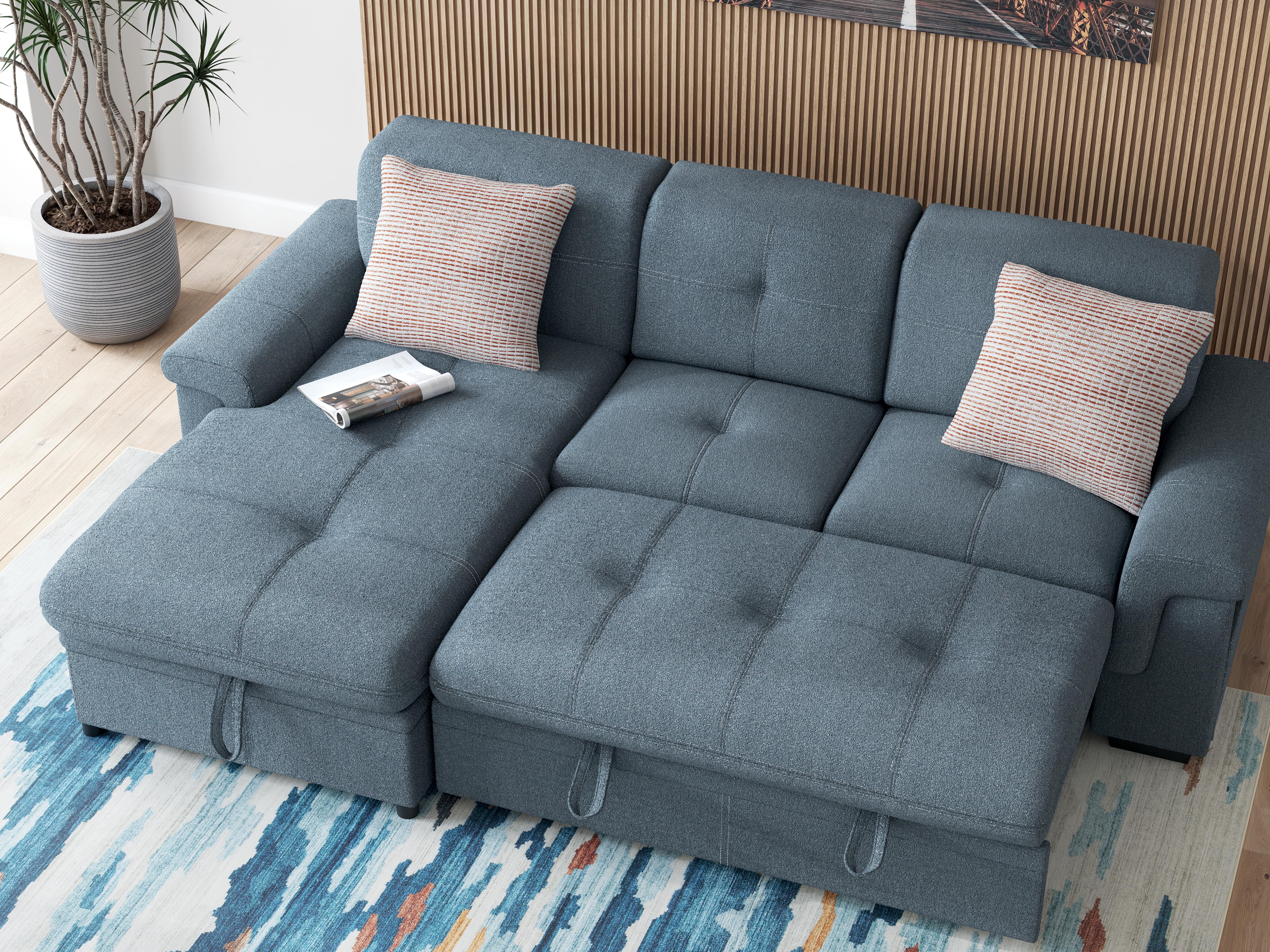 Ruffner 2-Piece Sectional with Pop Up Sleeper and Chaise, , large