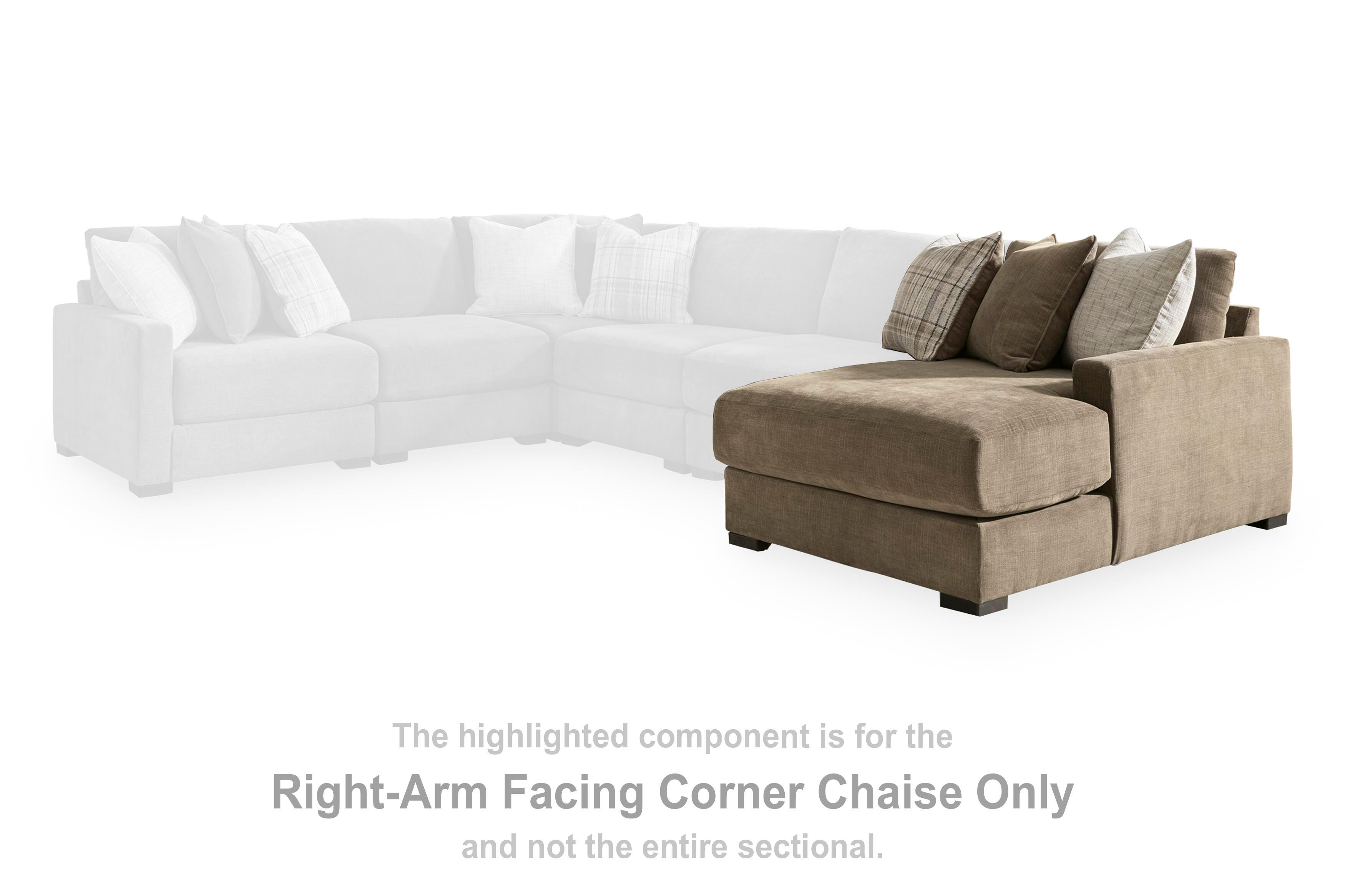 Camellia-Court Right-Arm Facing Corner Chaise