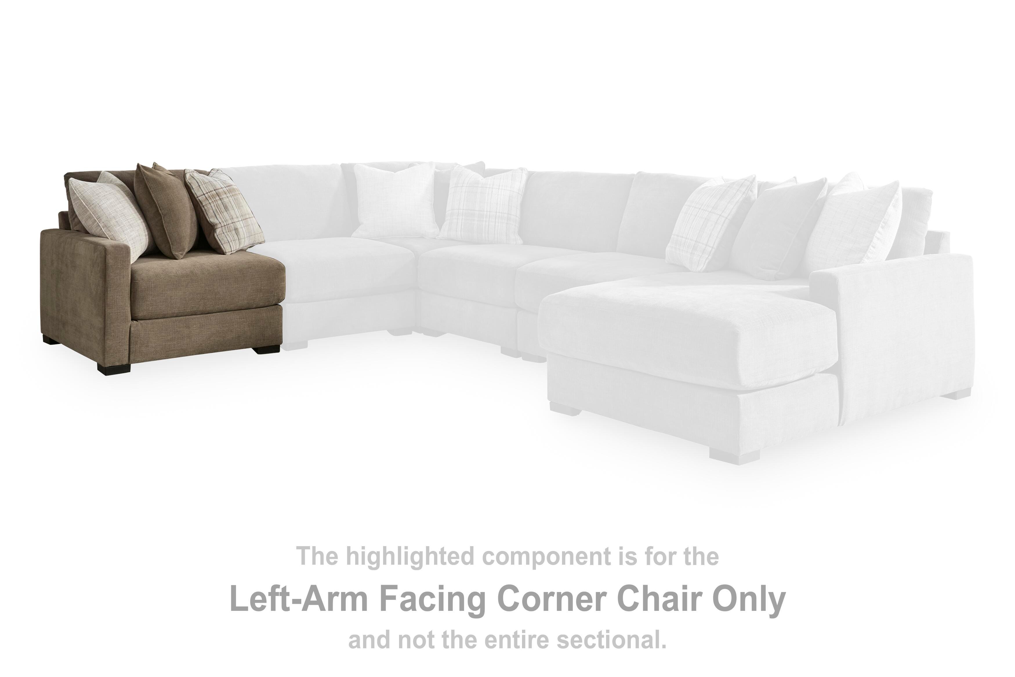 Camellia-Court Left-Arm Facing Corner Chair