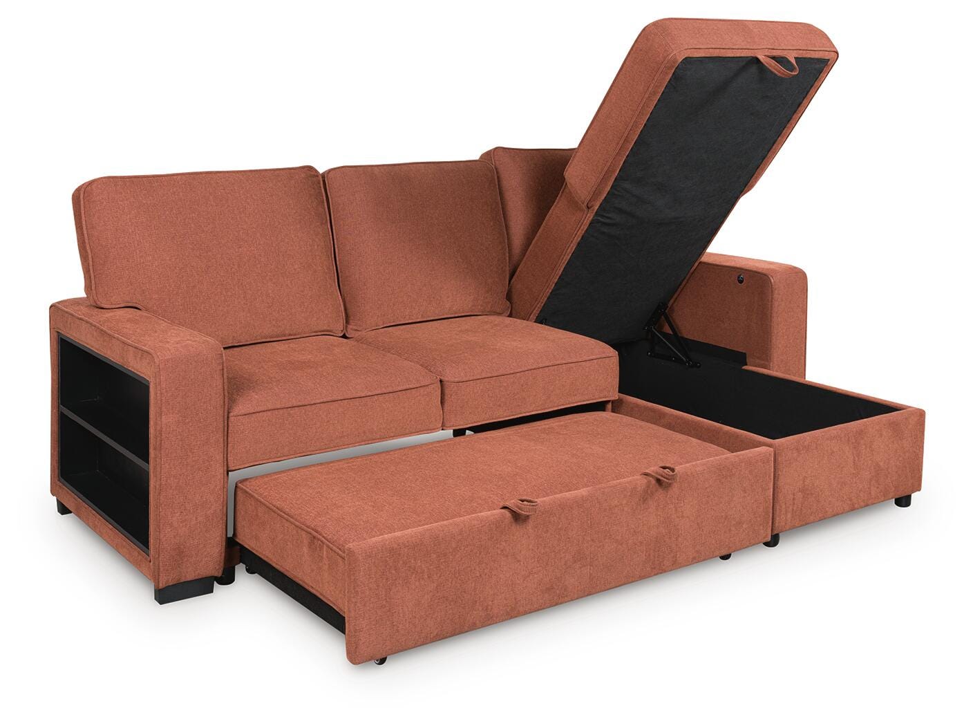 Stemmons 2-Piece Sectional with Pop Up Sleeper and Chaise, , large