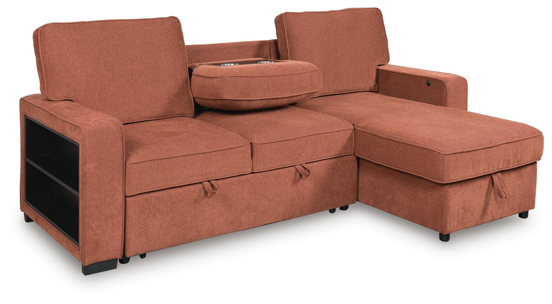 Stemmons 2-Piece Sectional with Pop Up Sleeper and Chaise, , large