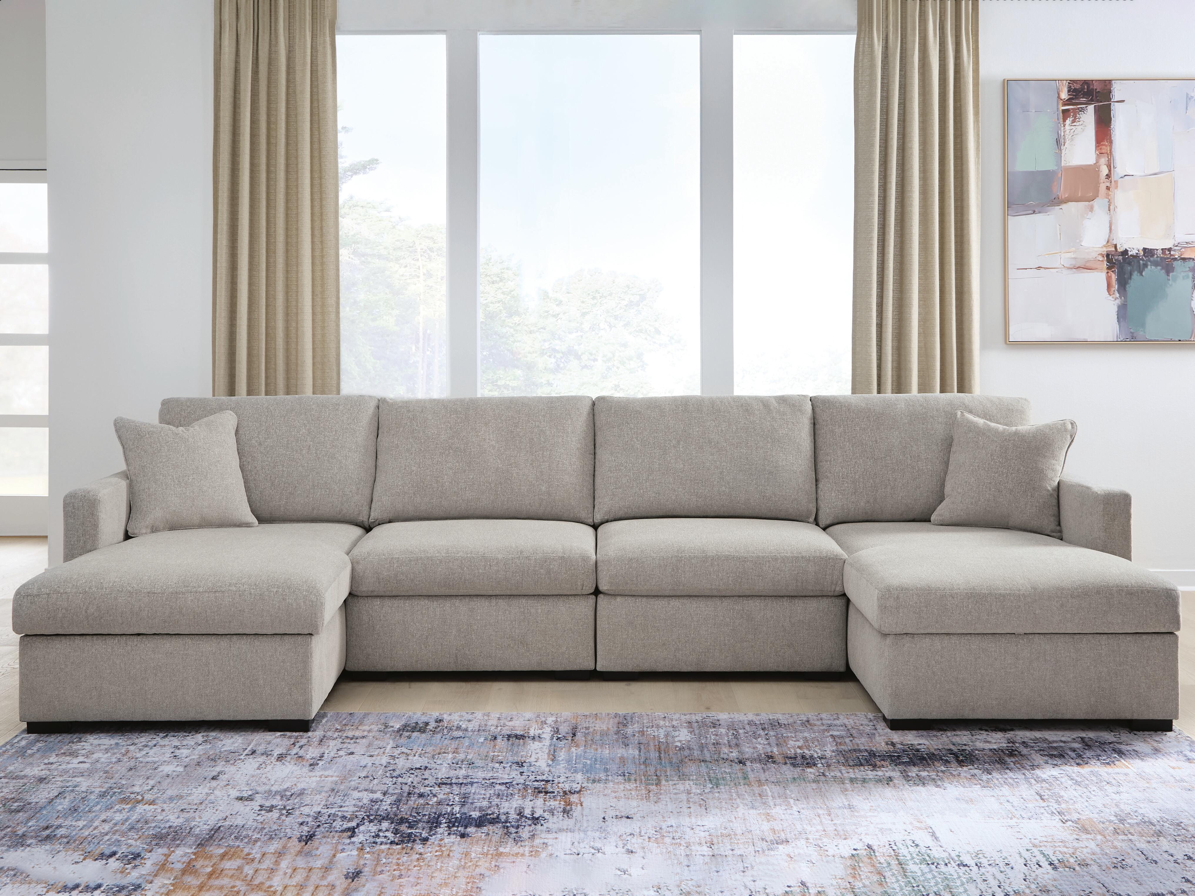 Seccional de 4 piezas con chaise longue doble ModMax Luxe - image 1