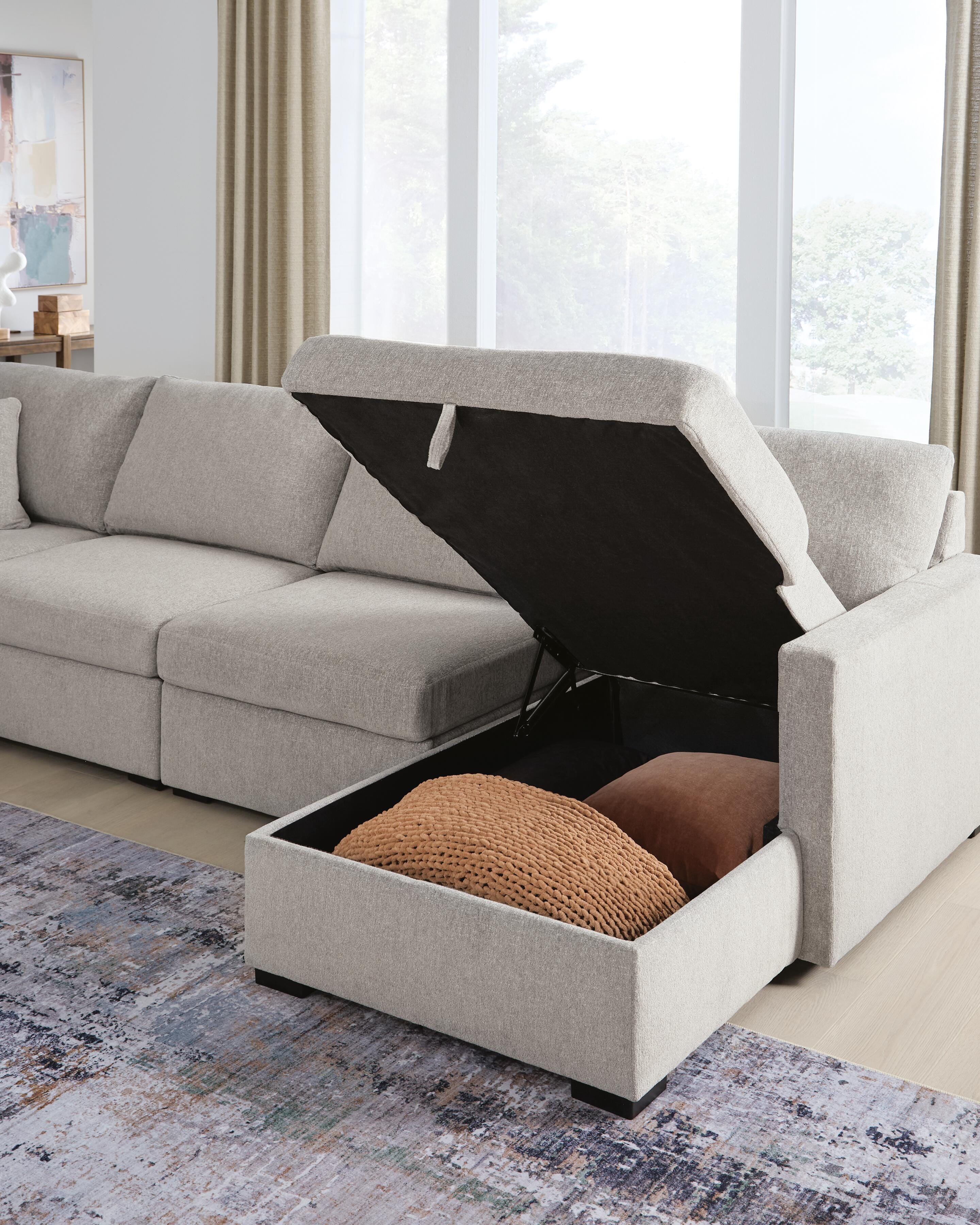 ModMax Luxe 4-Piece Double Storage Chaise Sectional - image 6