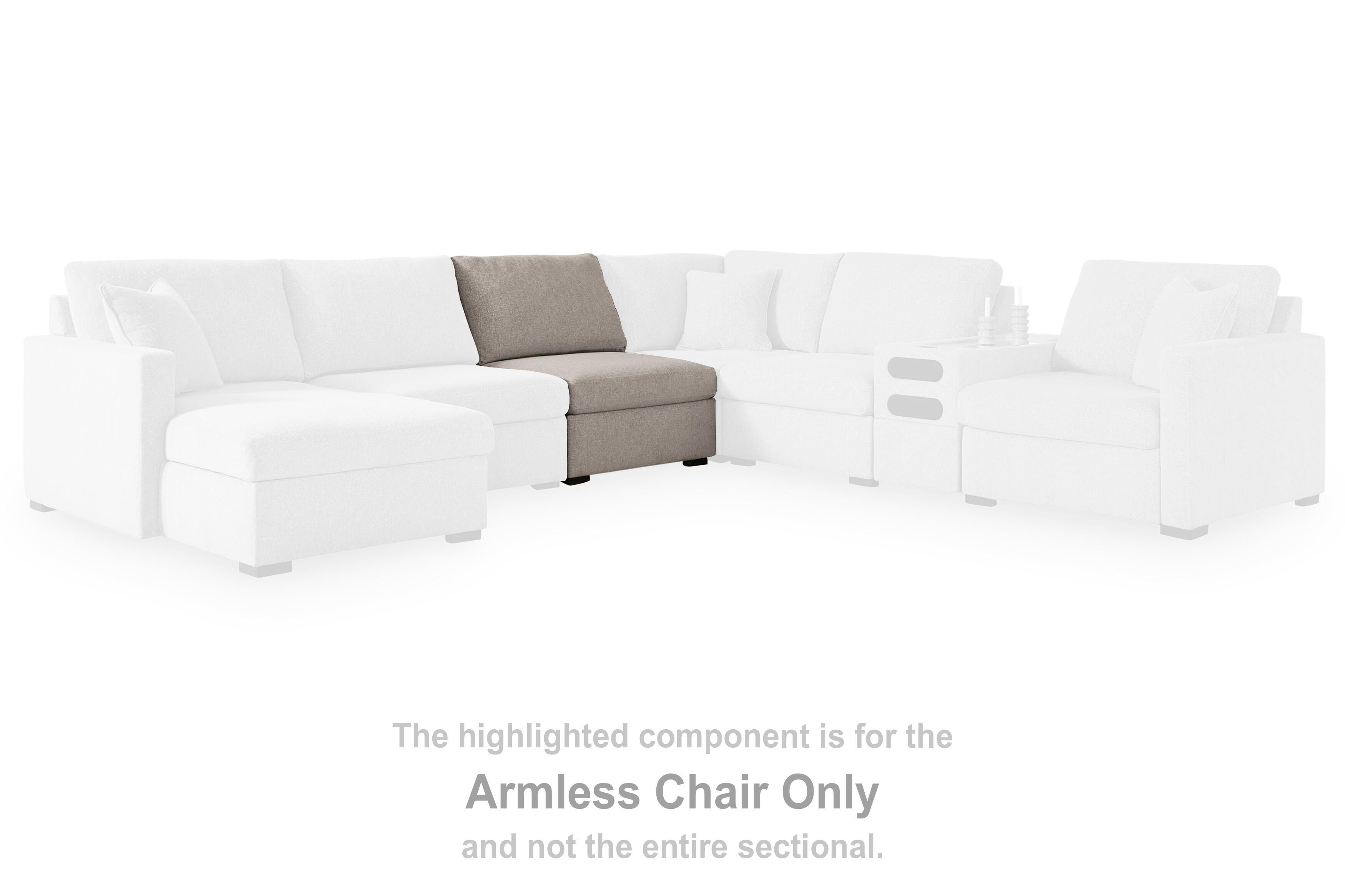 ModMax Luxe Armless Chair