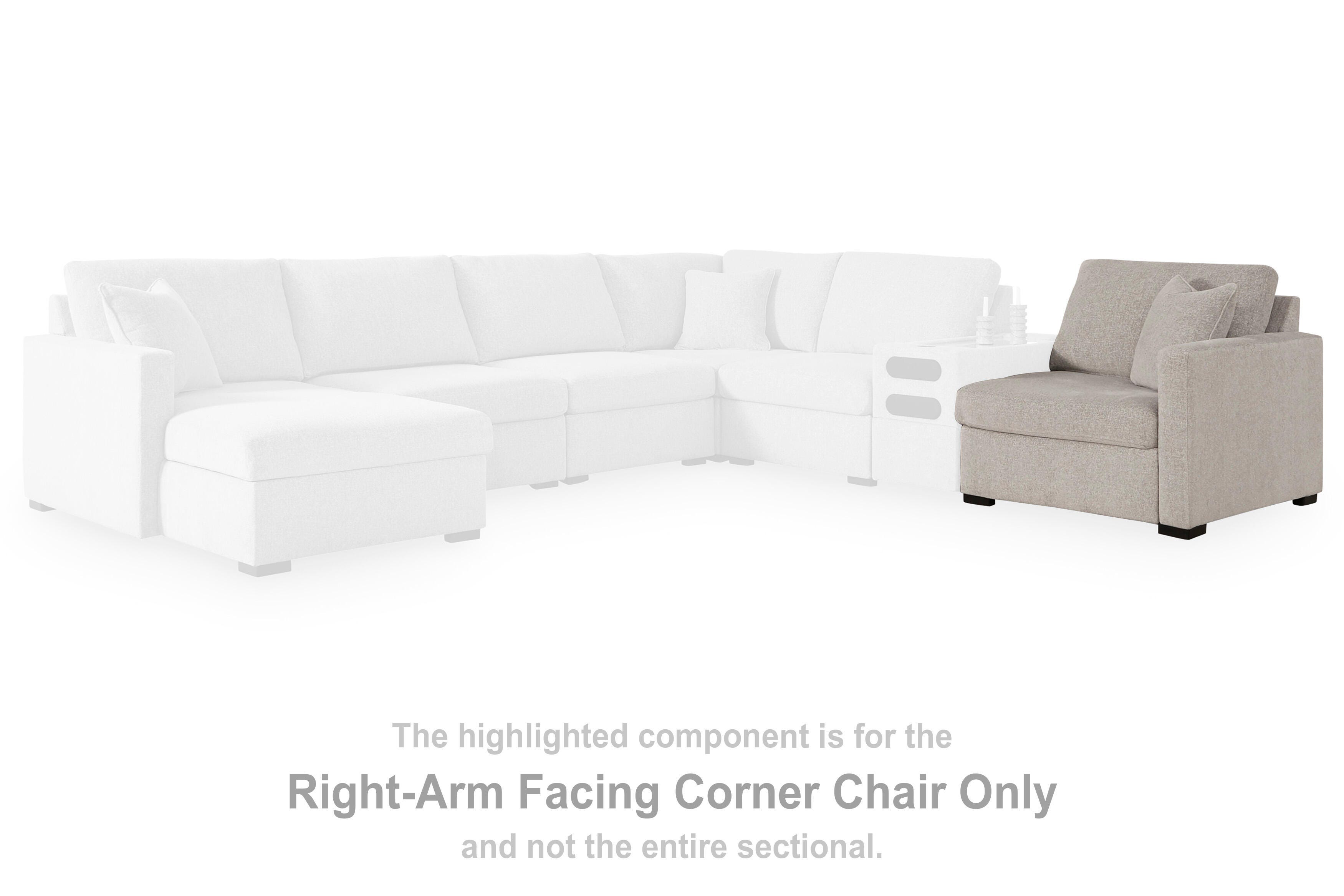 ModMax Luxe Right-Arm Facing Corner Chair