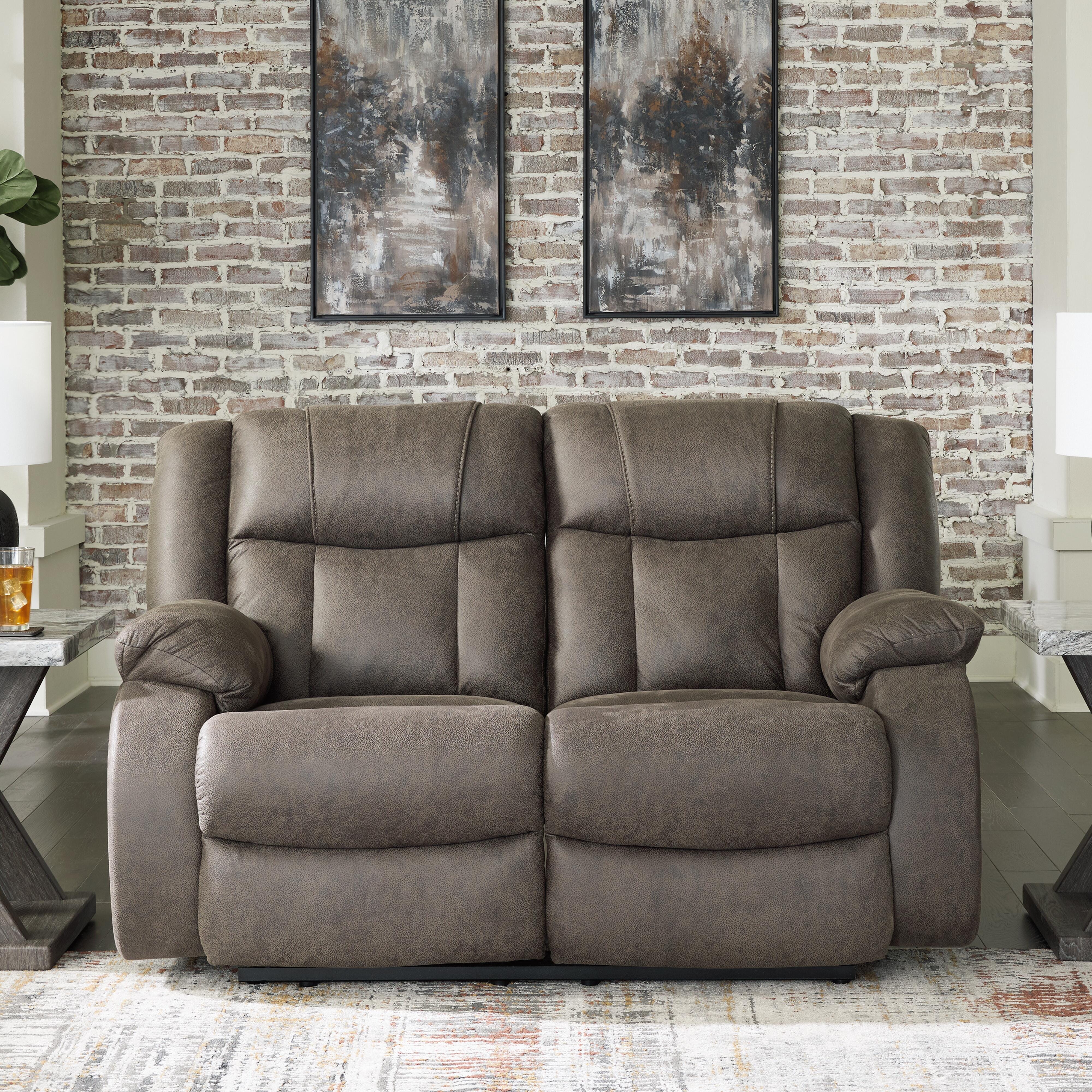 First Base Reclining Loveseat, , large