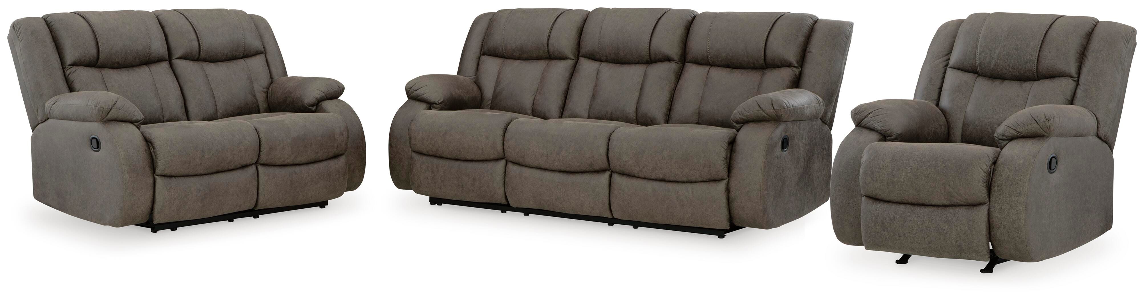 First Base Reclining Sofa, Loveseat and Recliner - image 2