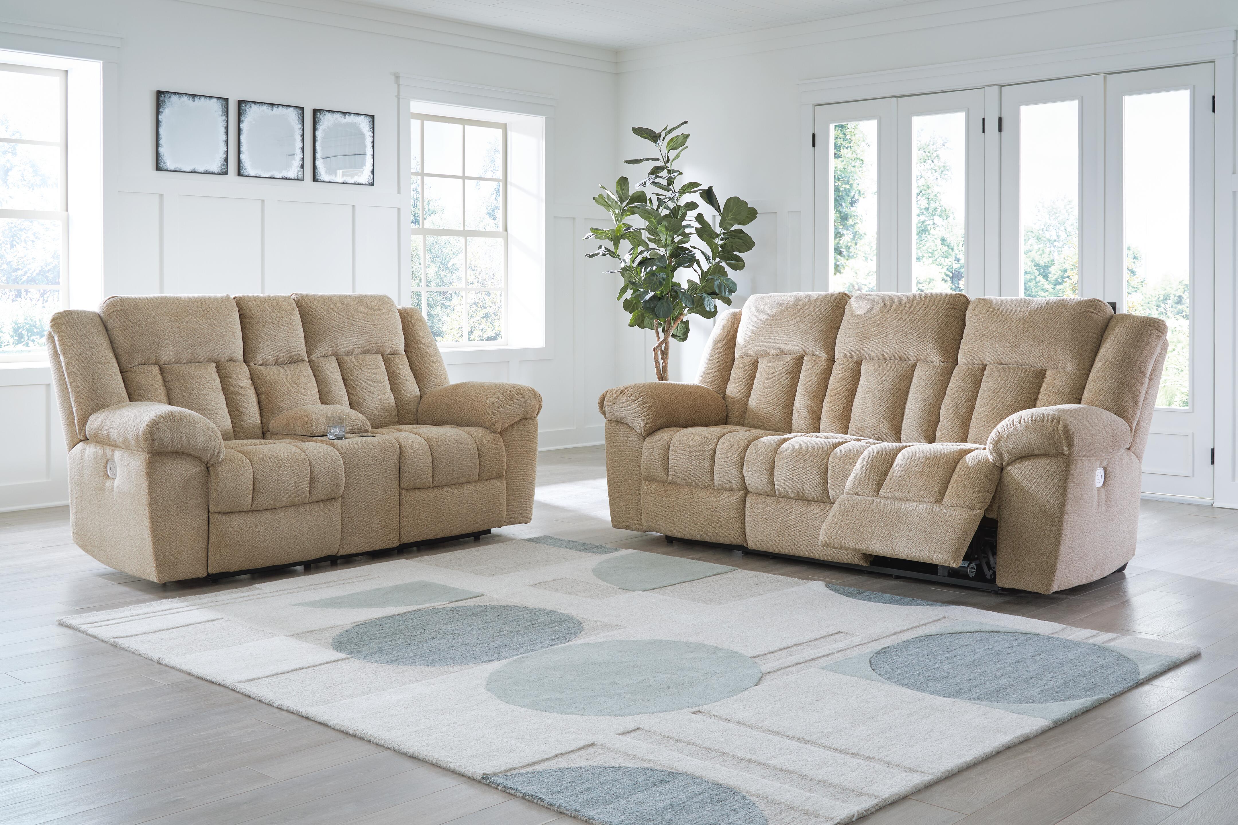 Tip-Off Power Reclining Sofa and Loveseat - image 1
