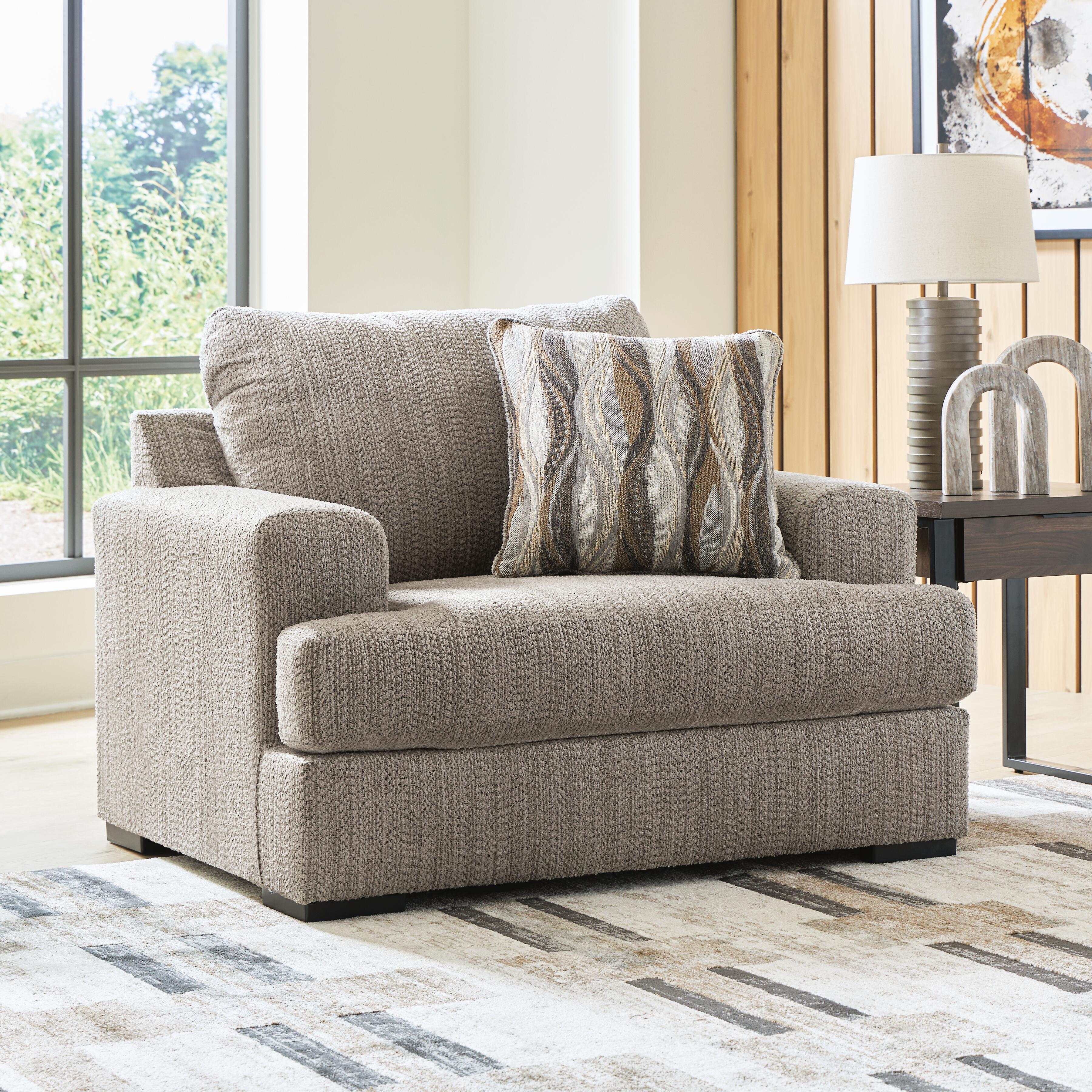 Crespino Oversized Chair, Fossil, large