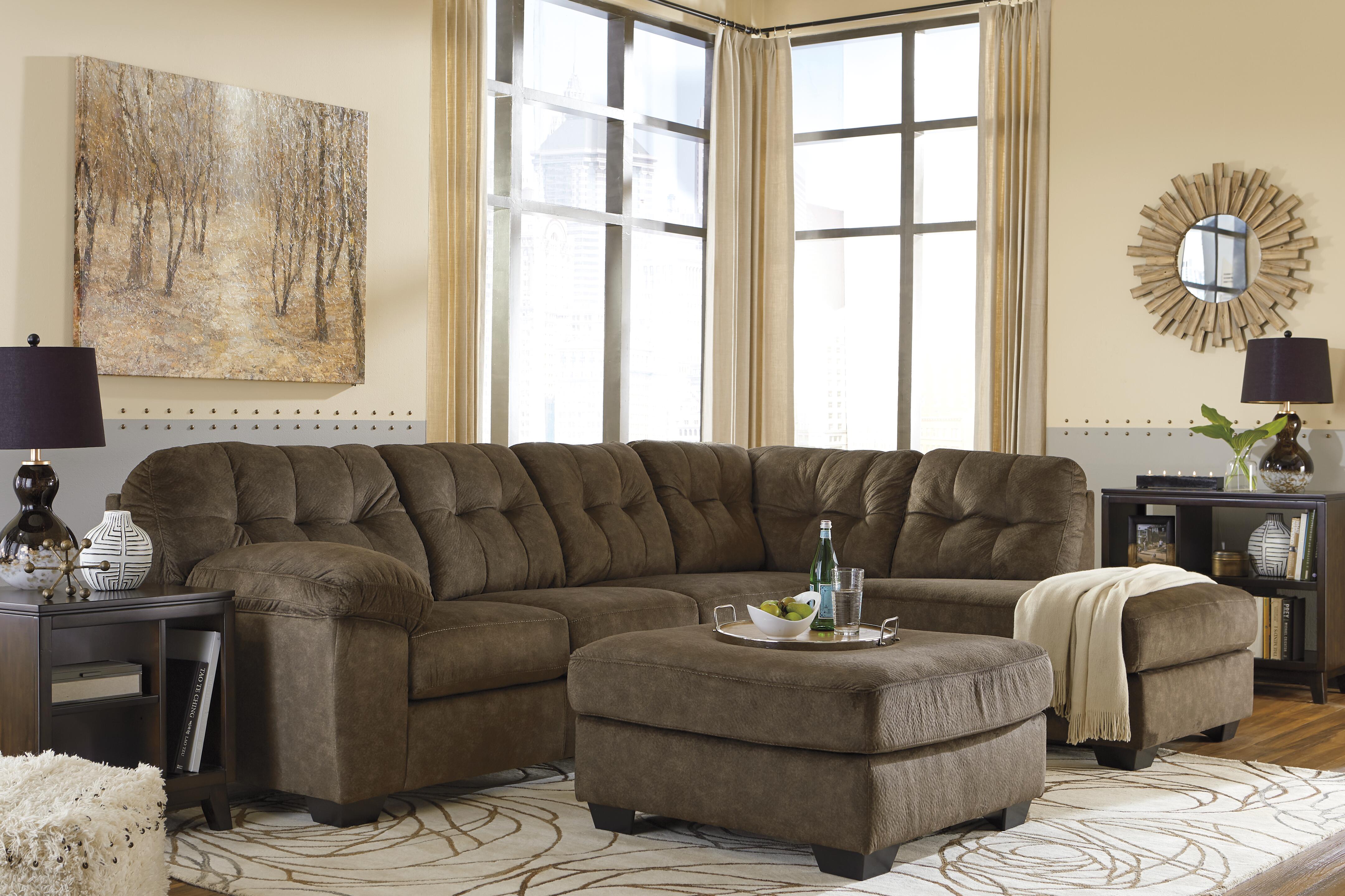 Accrington Oversized Ottoman, Earth, large