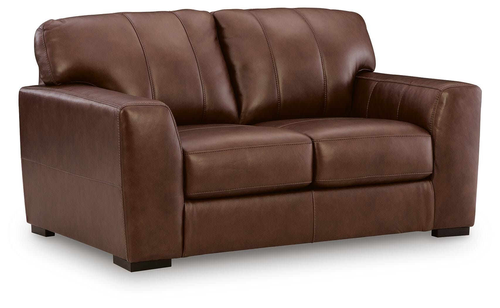 Mossano Leather Loveseat | Ashley