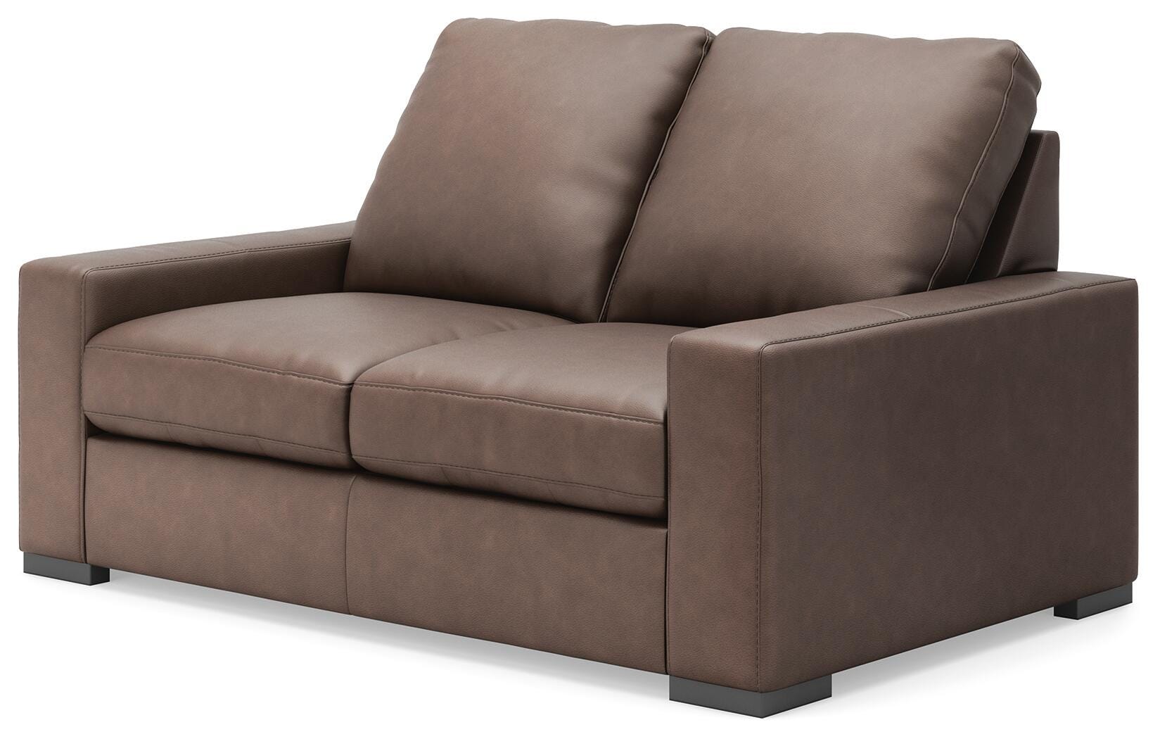 Calden Loveseat, Chocolate, large