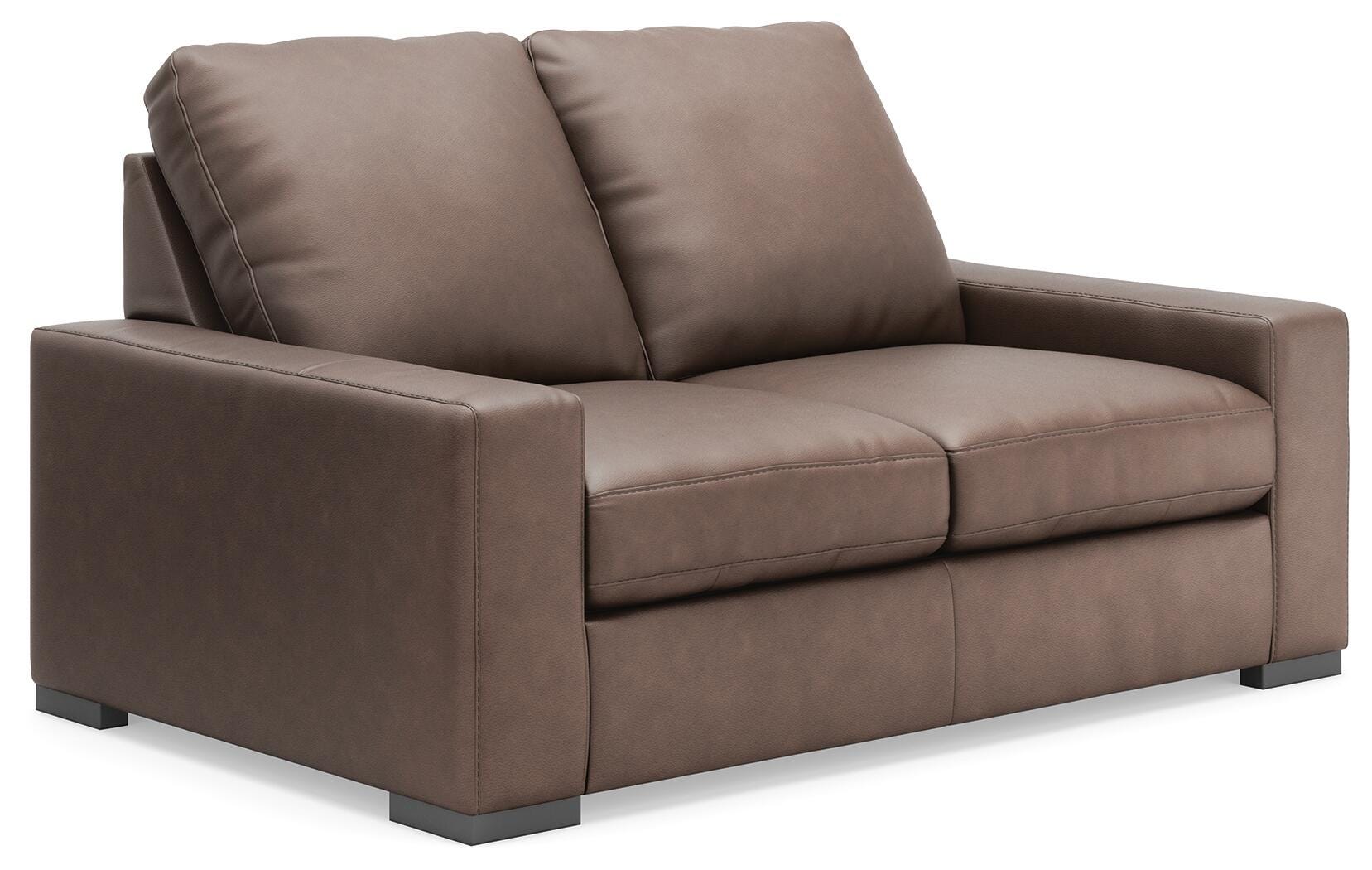 Calden Loveseat, Chocolate, large