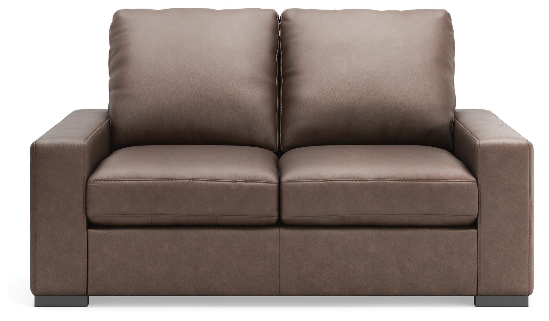 Calden Loveseat, Chocolate, large