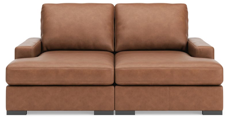 Ashley Luxe Calden Leather Super Chaise