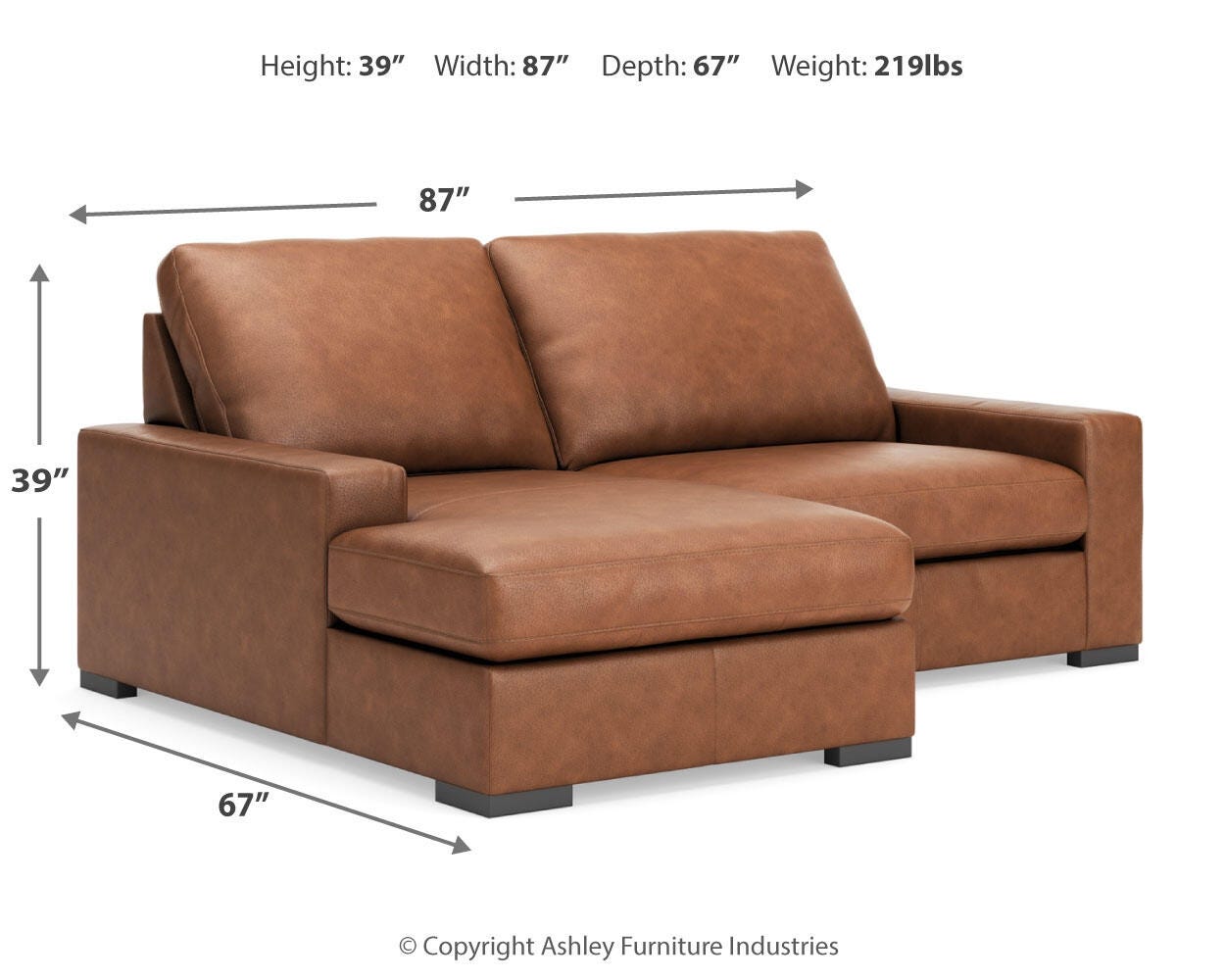 Calden 2-Piece Sectional with Chaise - image 5