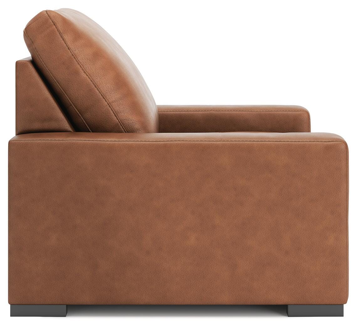 Calden Oversized Chair, Caramel, large