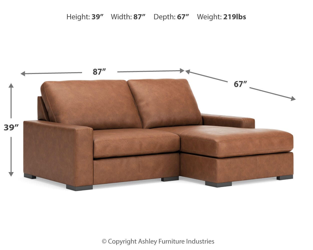Calden 2-Piece Sectional with Chaise - image 5