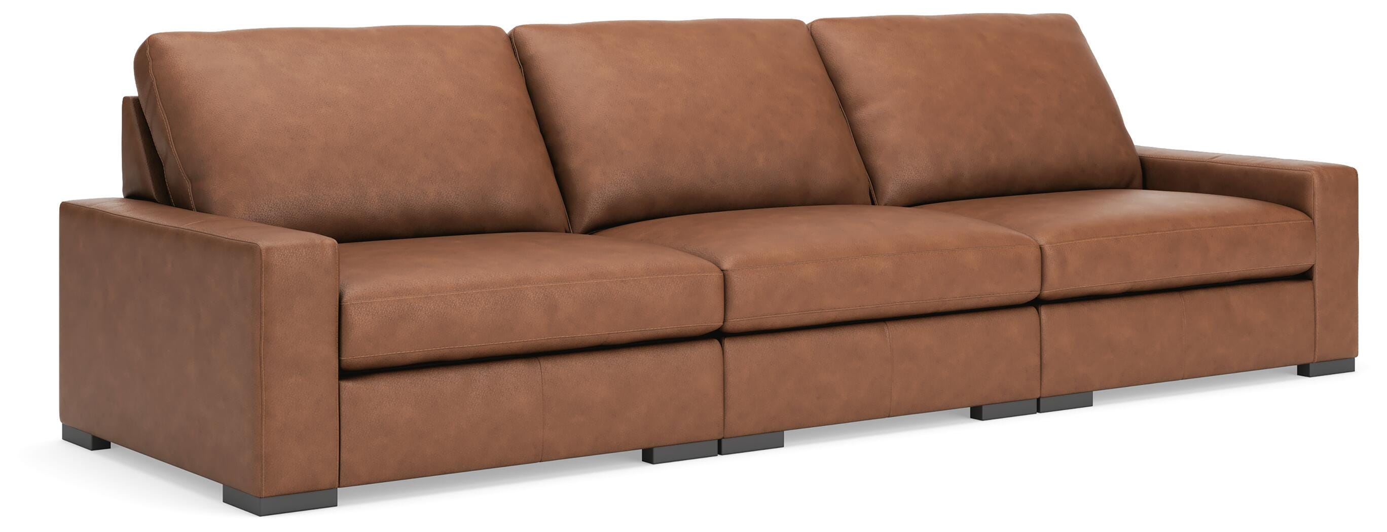 Calden 3-Piece Sectional Sofa, Caramel, rollover