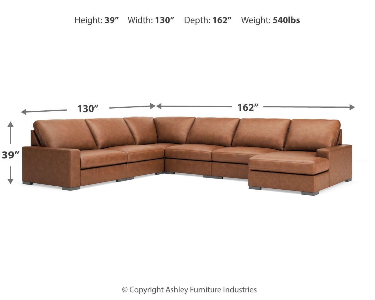 Calden 6-Piece Sectional with Chaise - image 7