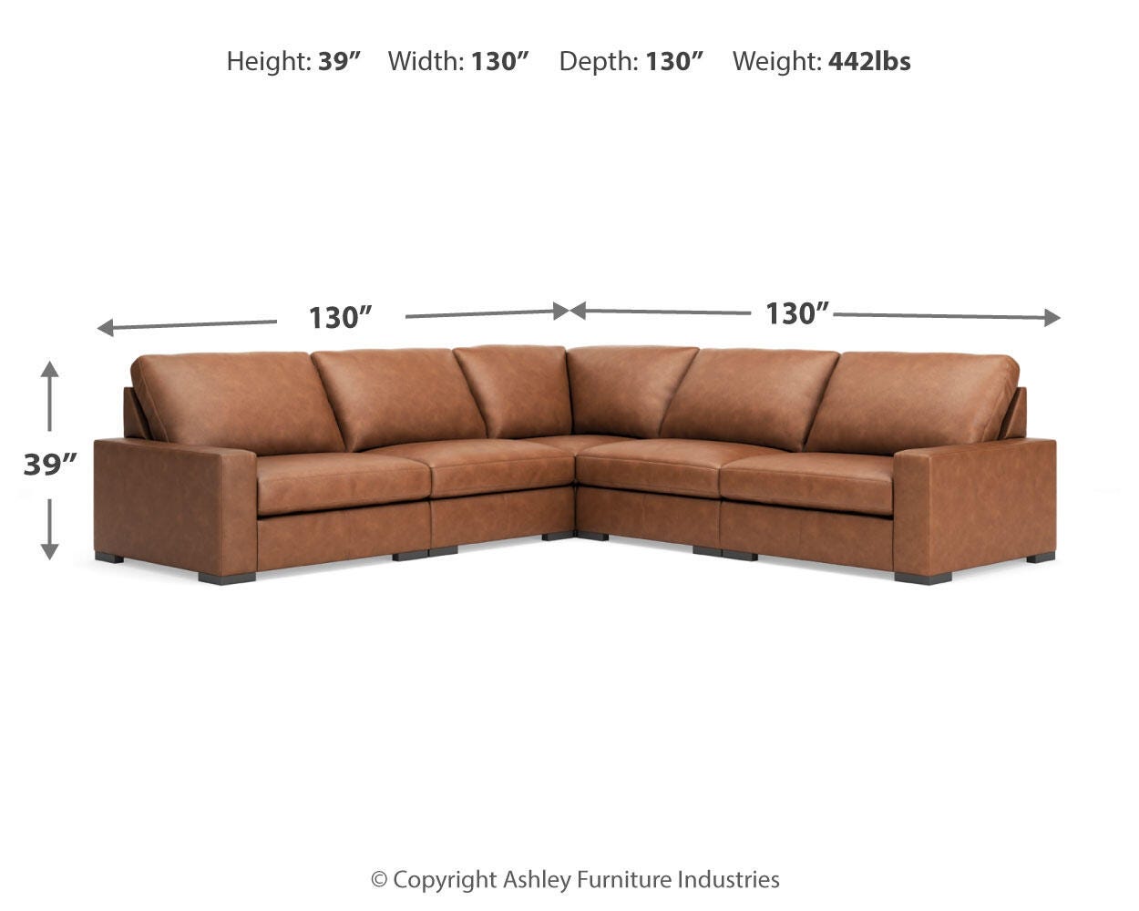 Calden 5-Piece Sectional - image 7