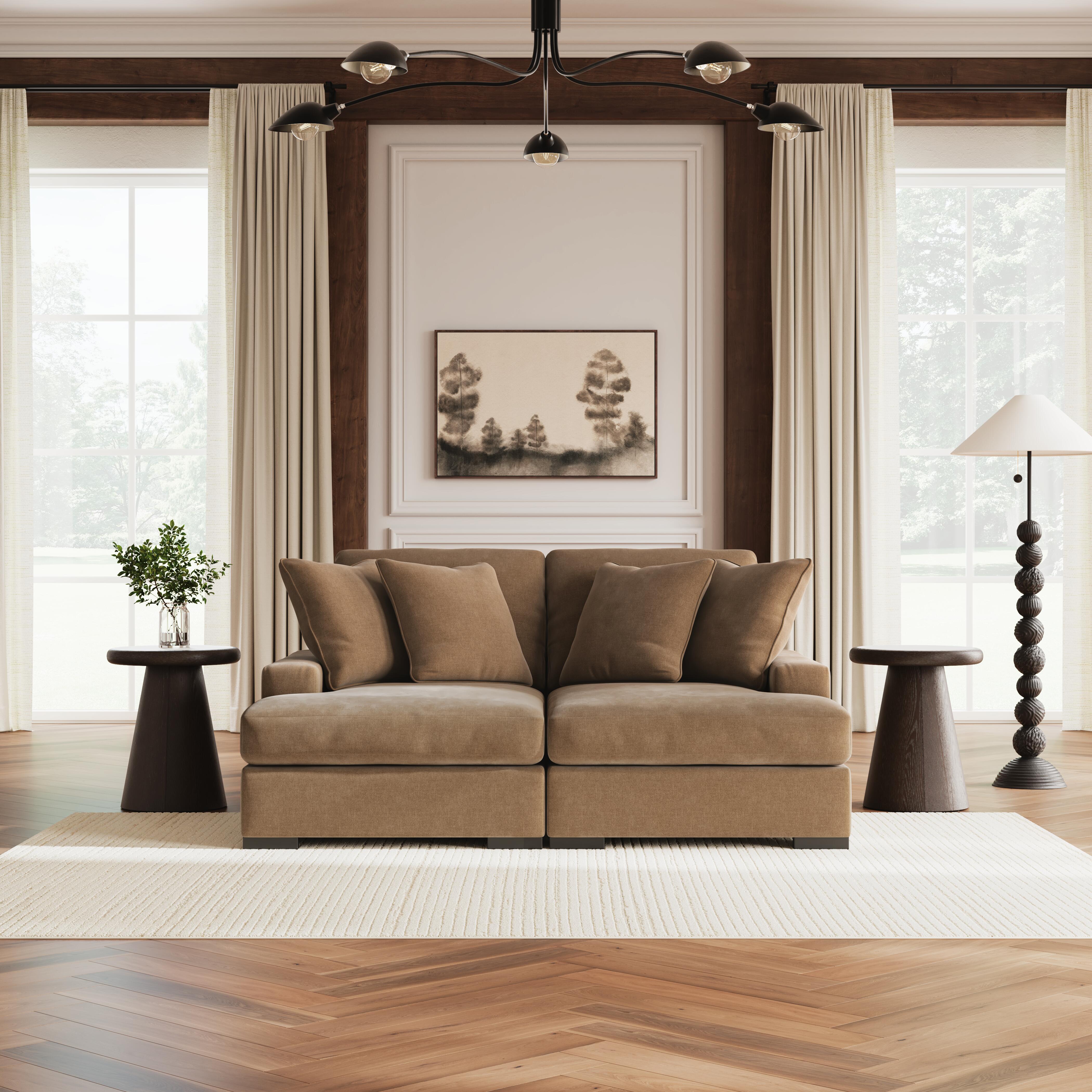 Calden Super Chaise, Sable, rollover