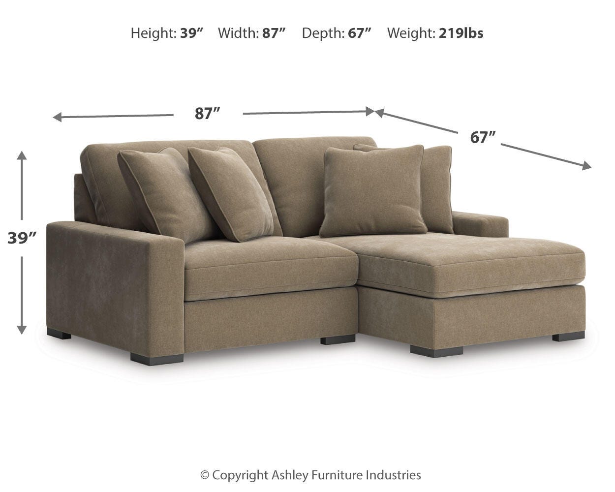 Calden 2-Piece Sectional with Chaise - image 6