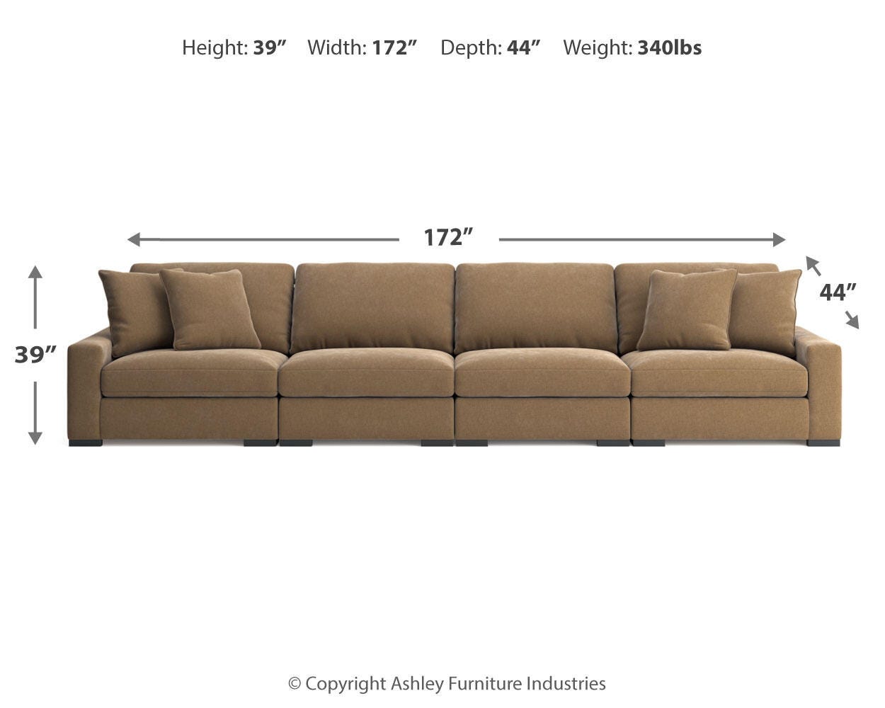 Calden 4-Piece Sectional Sofa - image 7