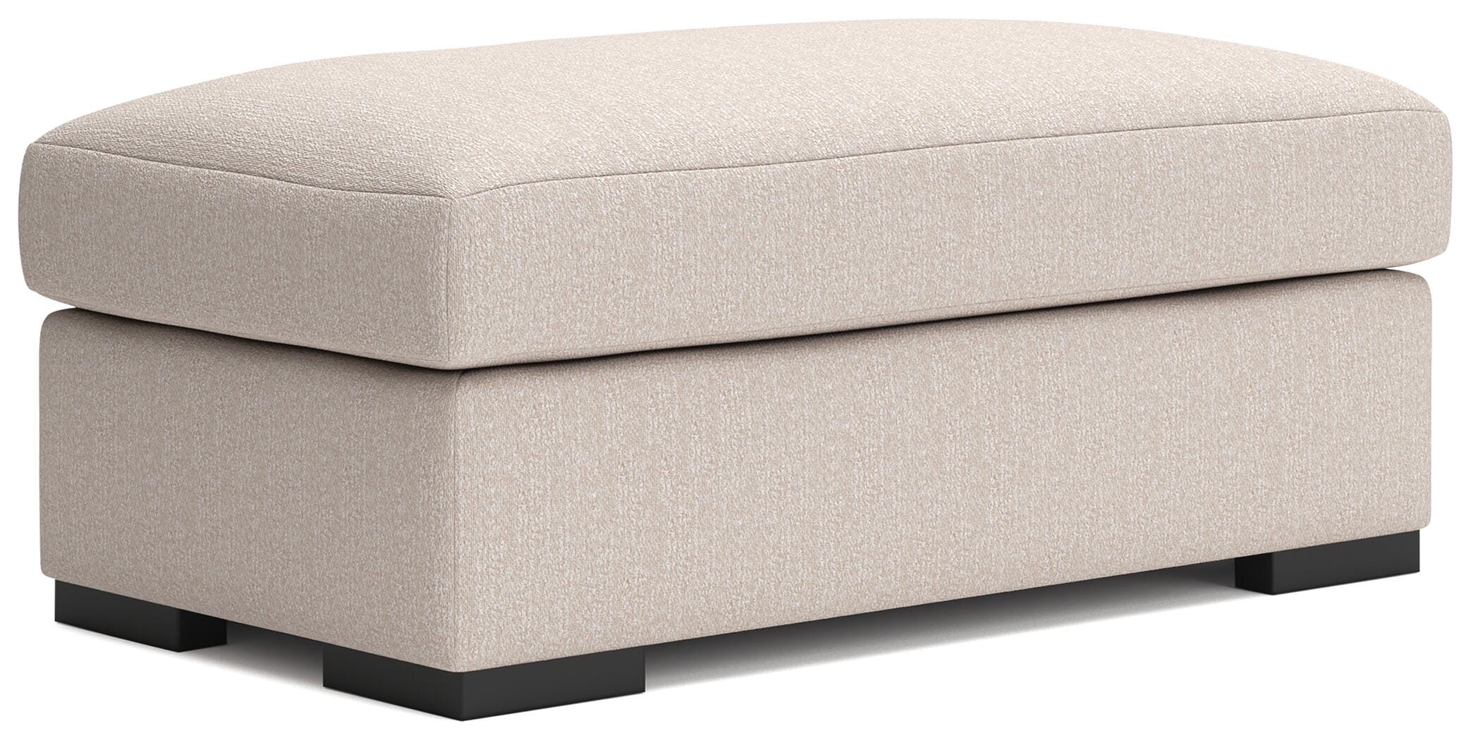 Ashley Luxe Calden Boucle Ottoman