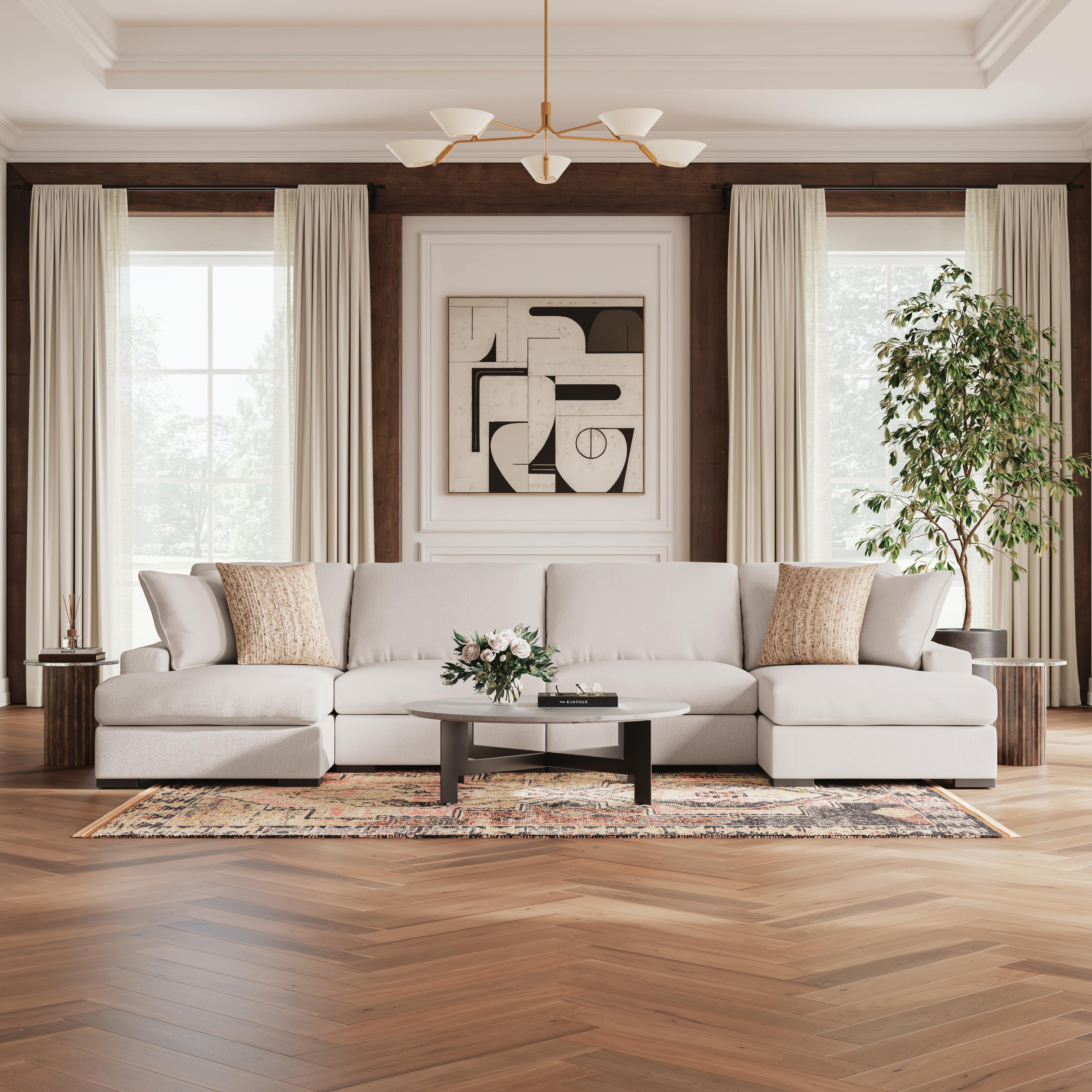 Calden 4-Piece Sectional with Double Chaise - image 2