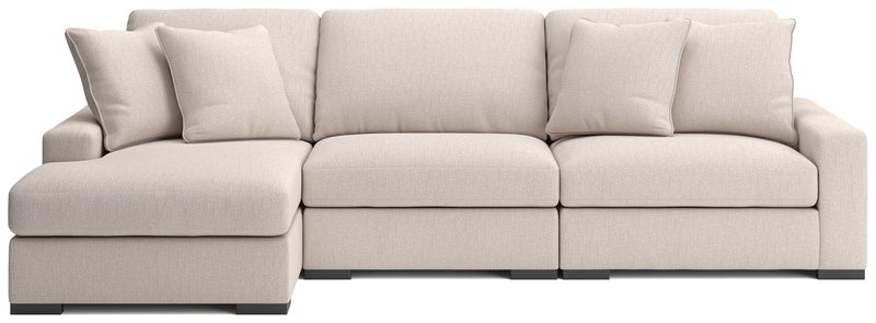 Ashley Luxe Calden Boucle 3-Piece Modular Sectional with Chaise