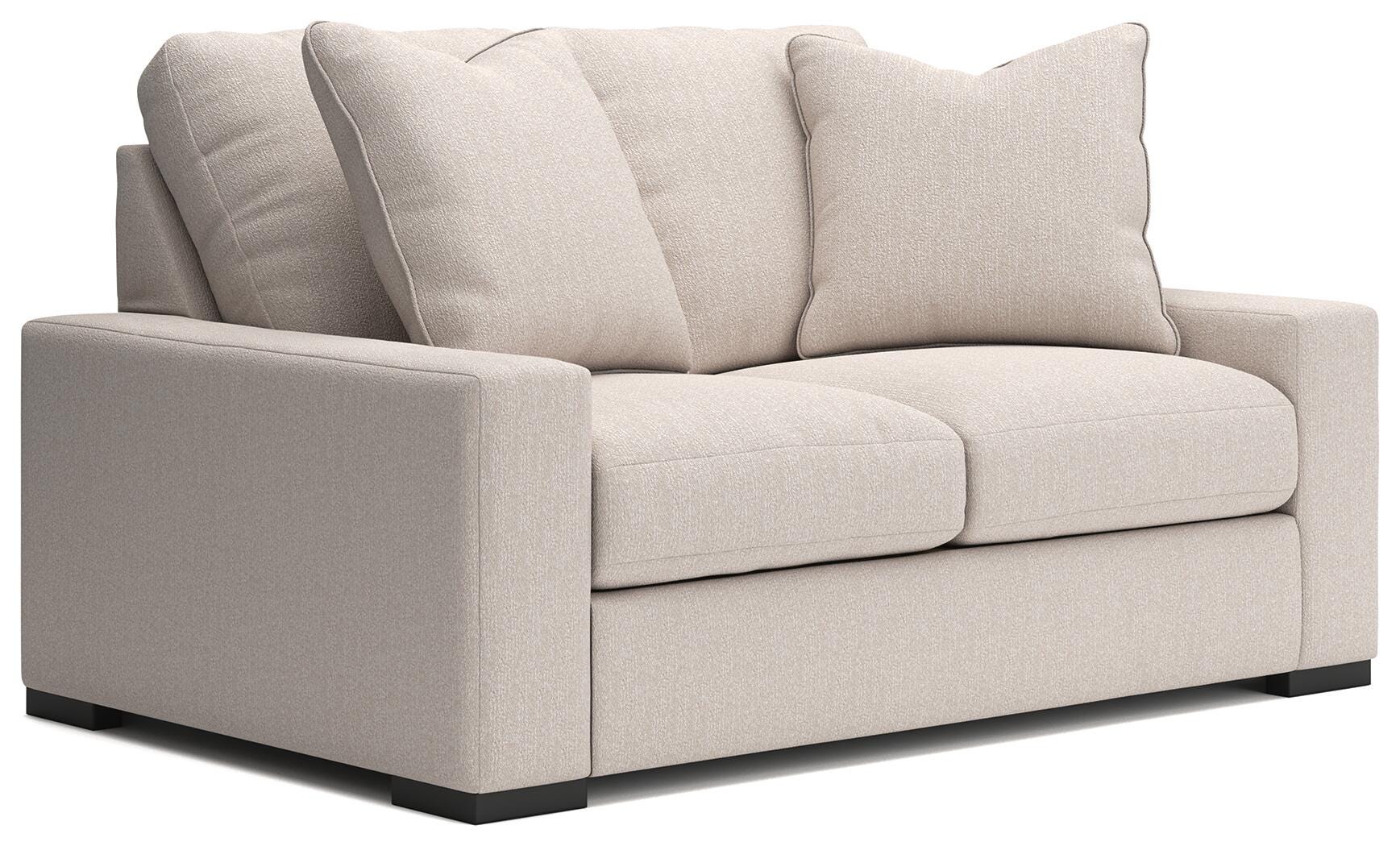 Calden Loveseat, Oyster, large