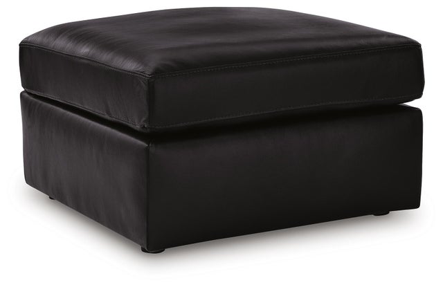 ModMax II Oversized Leather Accent Ottoman