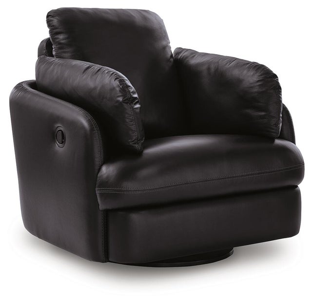 ModMax II Manual Swivel Glider Leather Recliner
