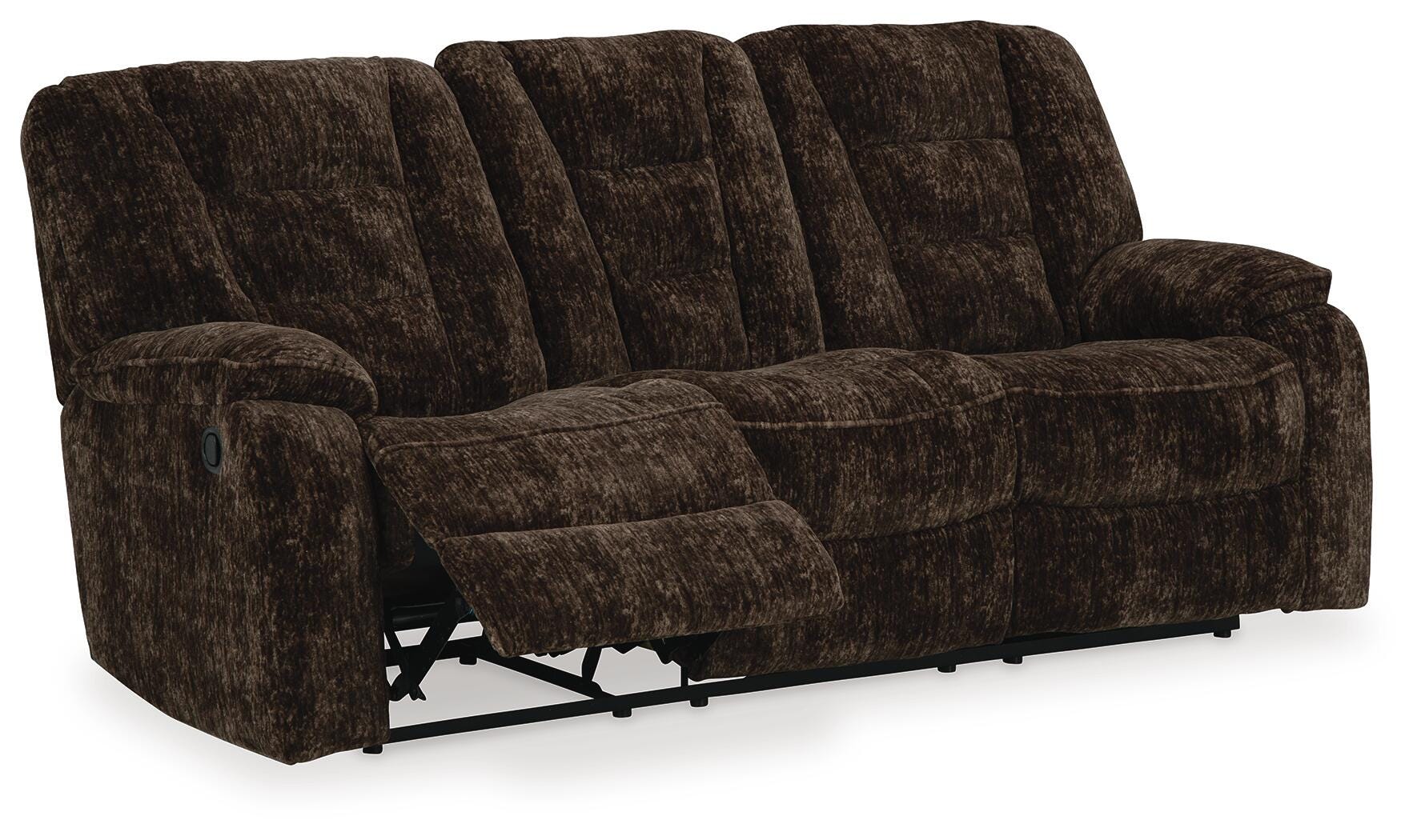 Soundwave Reclining Sofa with Drop Down Table - image 5