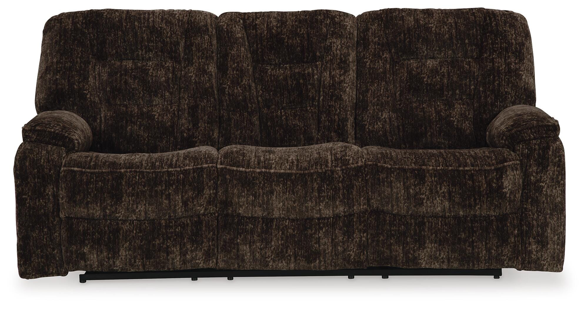Soundwave Reclining Sofa with Drop Down Table - image 2