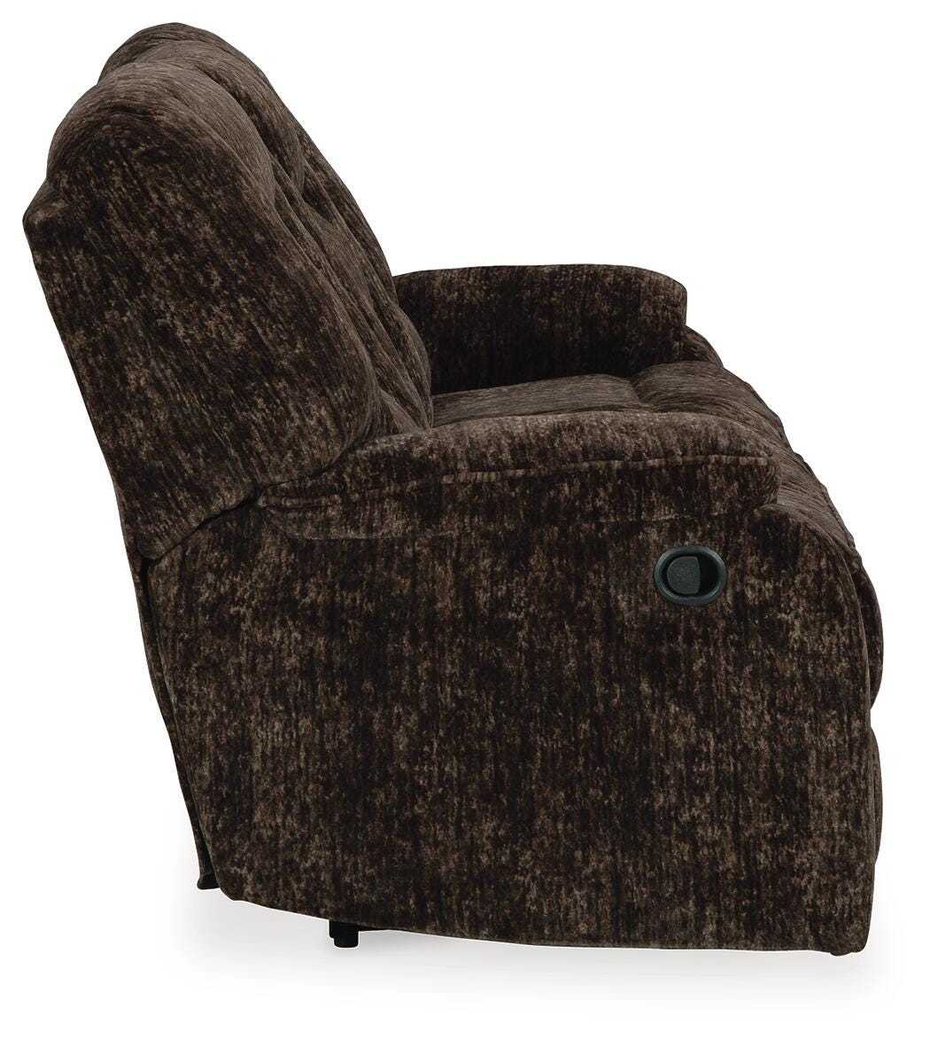 Soundwave Reclining Sofa with Drop Down Table - image 6