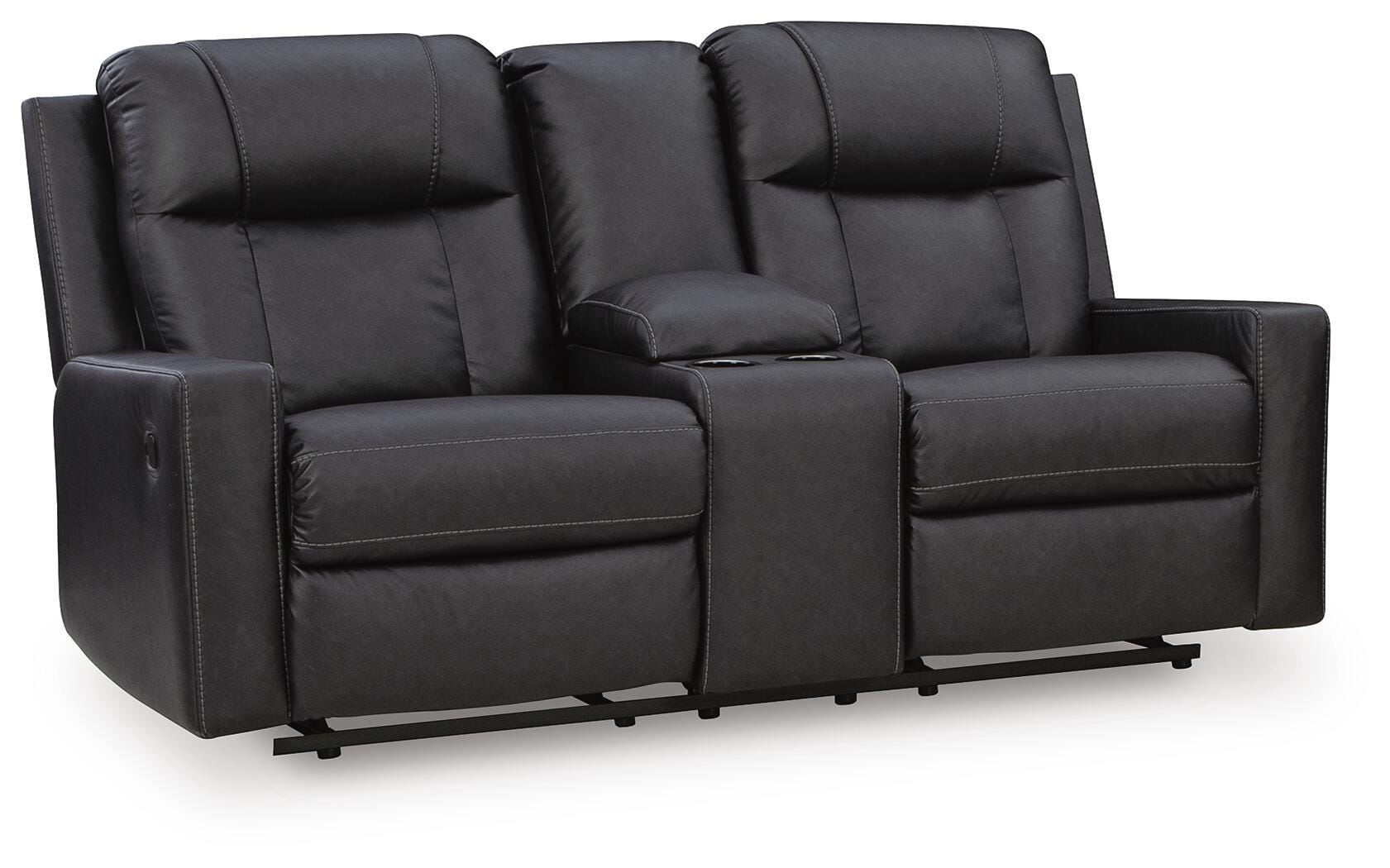 Mackmenville Reclining Loveseat with Console - image 2