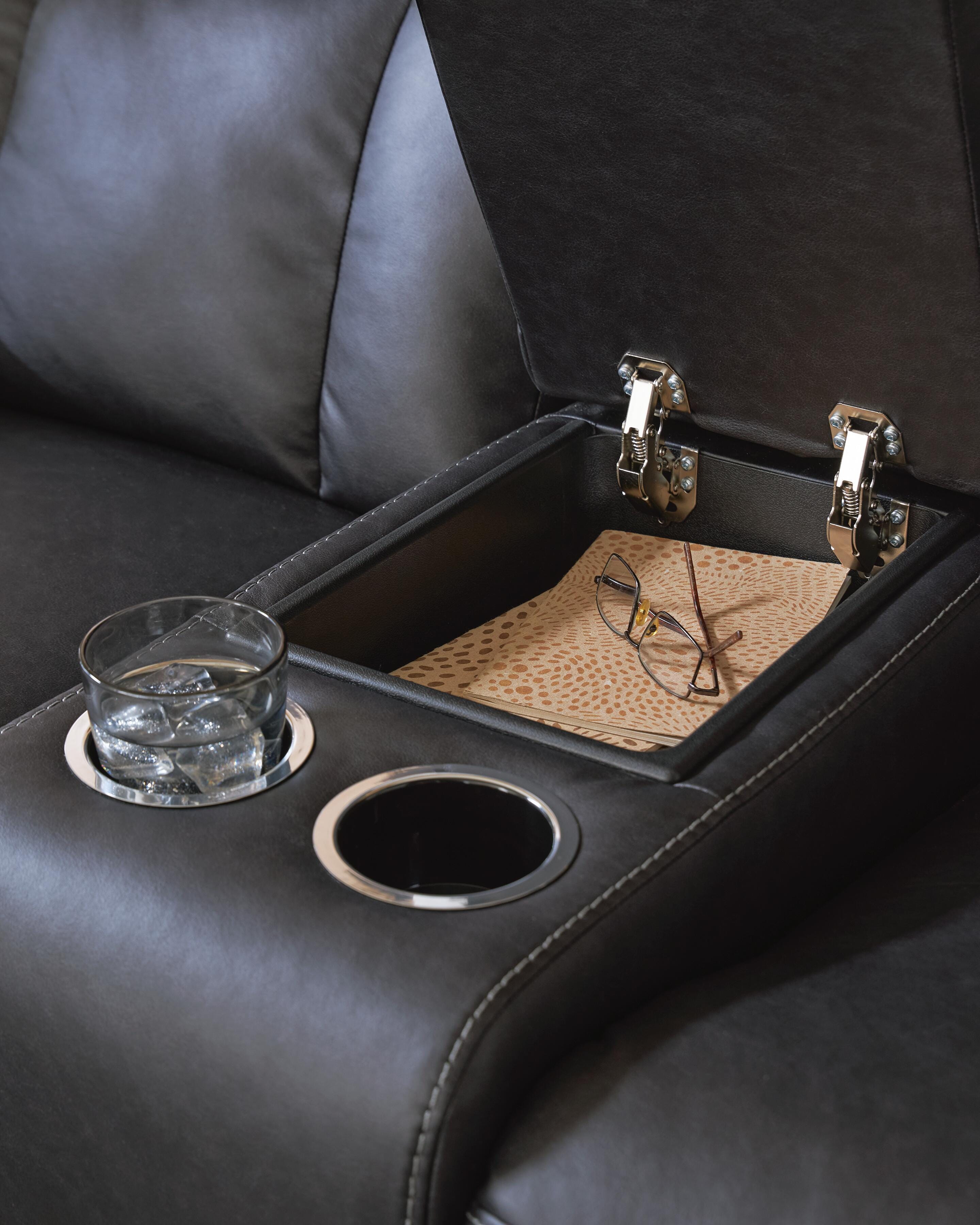 Mackmenville Reclining Loveseat with Console - image 7