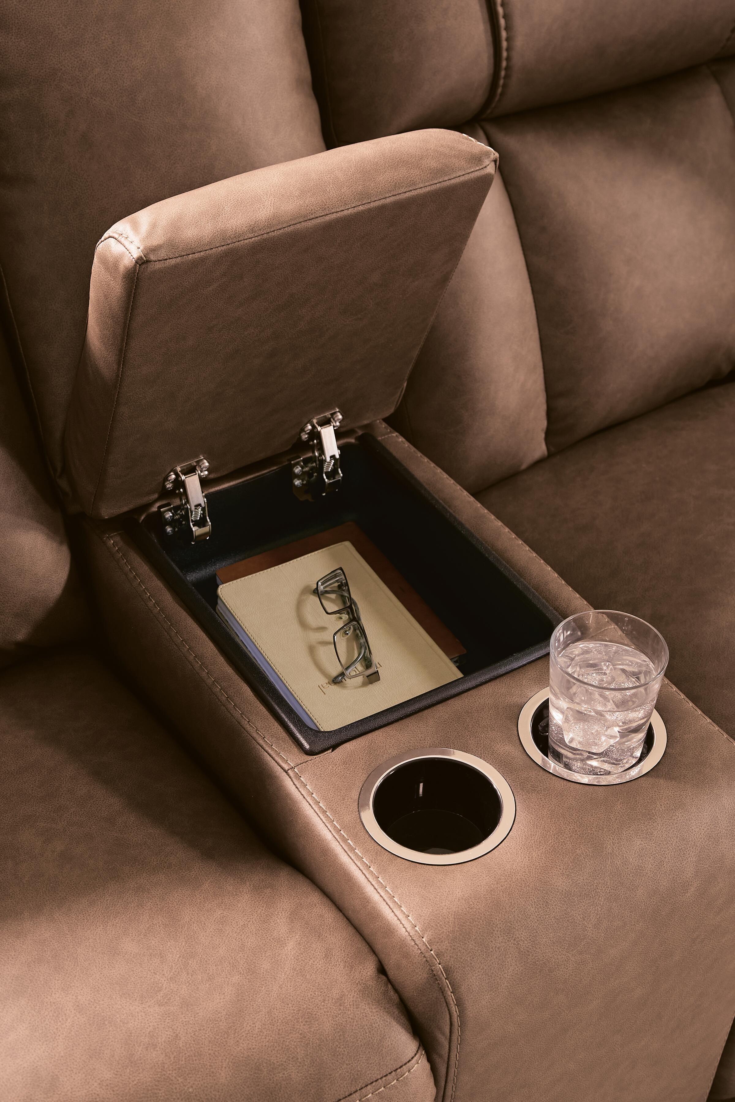 Mackmenville Reclining Loveseat with Console - image 7