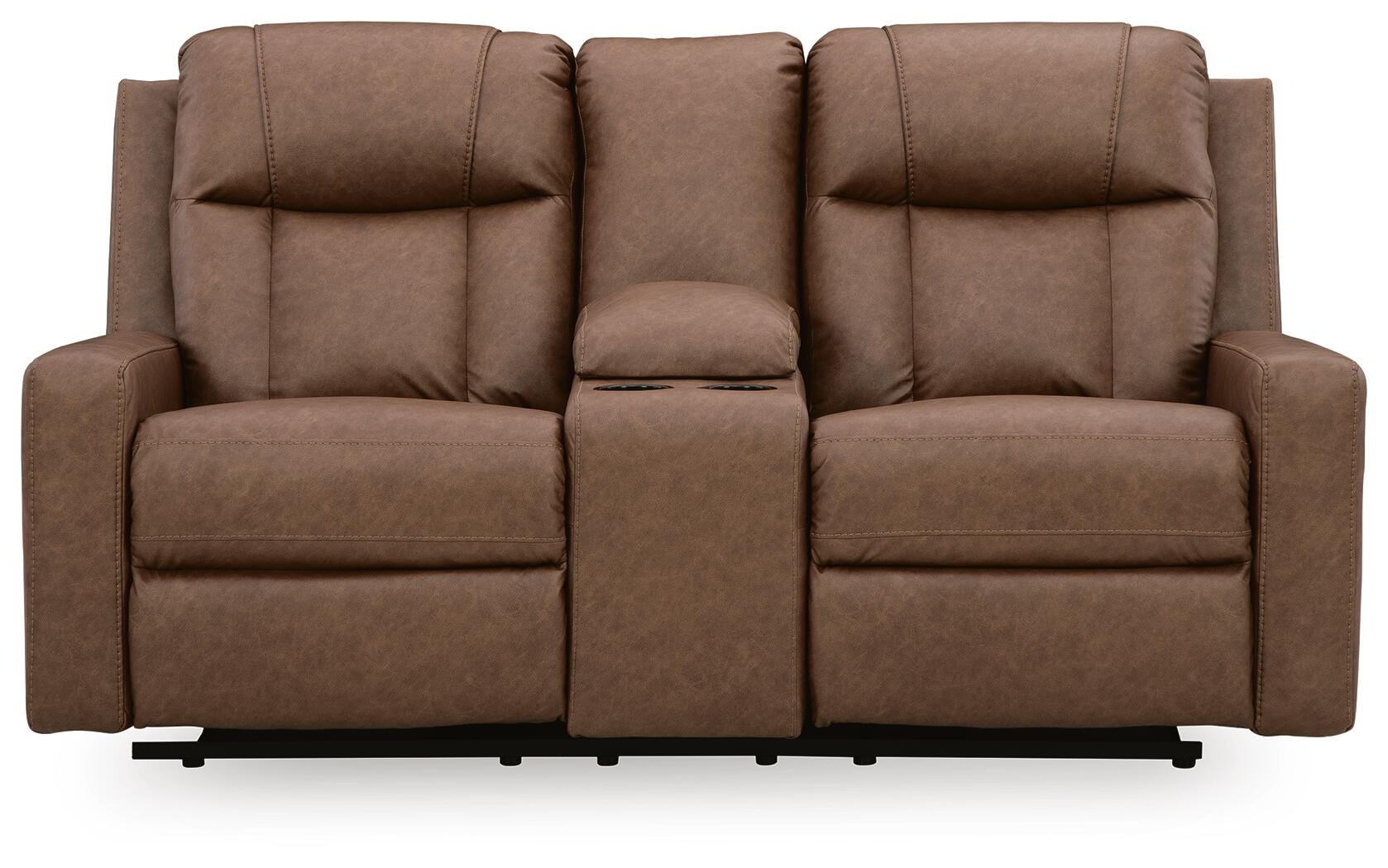 Mackmenville Reclining Loveseat with Console - image 4