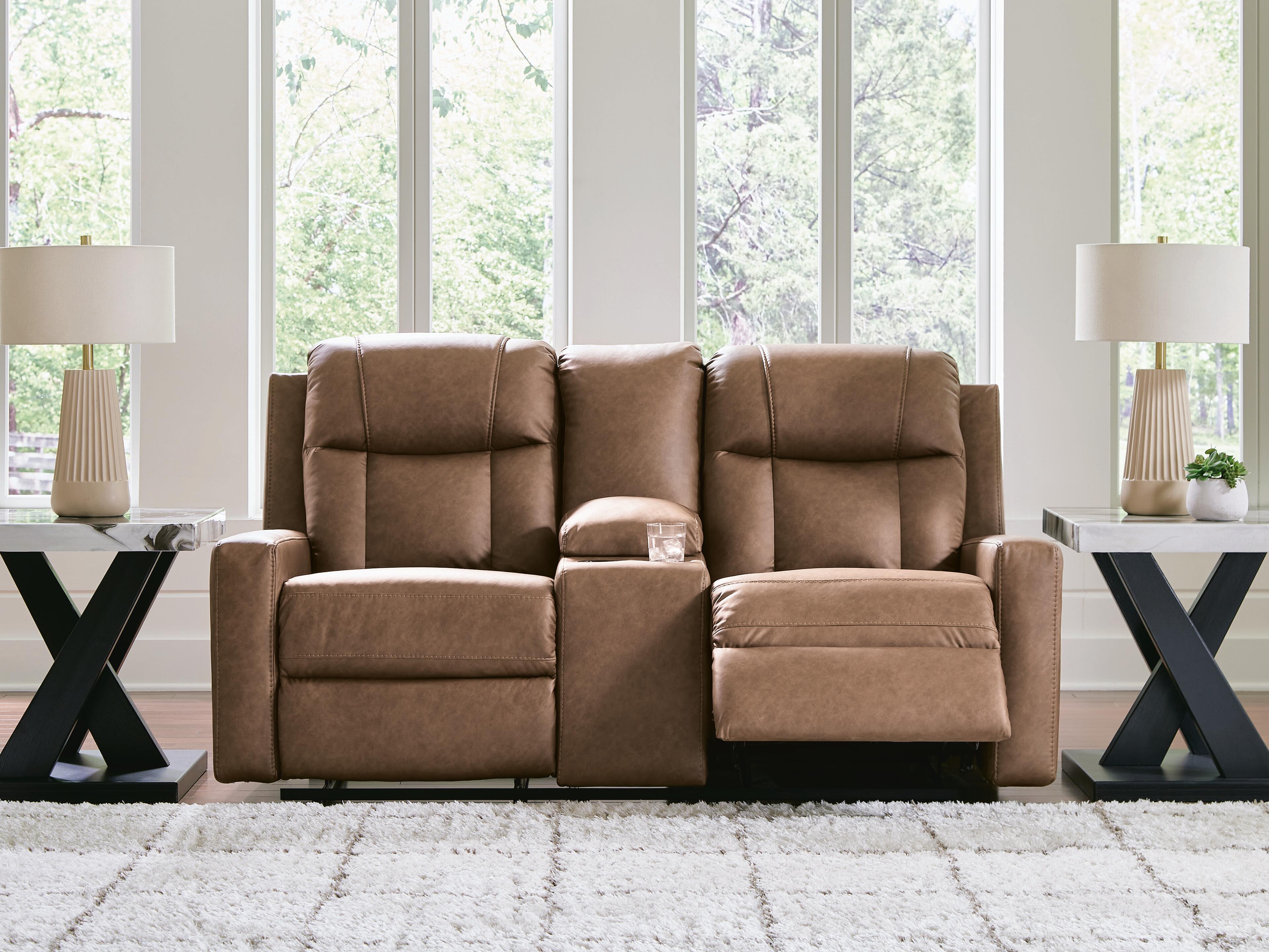 Mackmenville Reclining Loveseat with Console - image 6