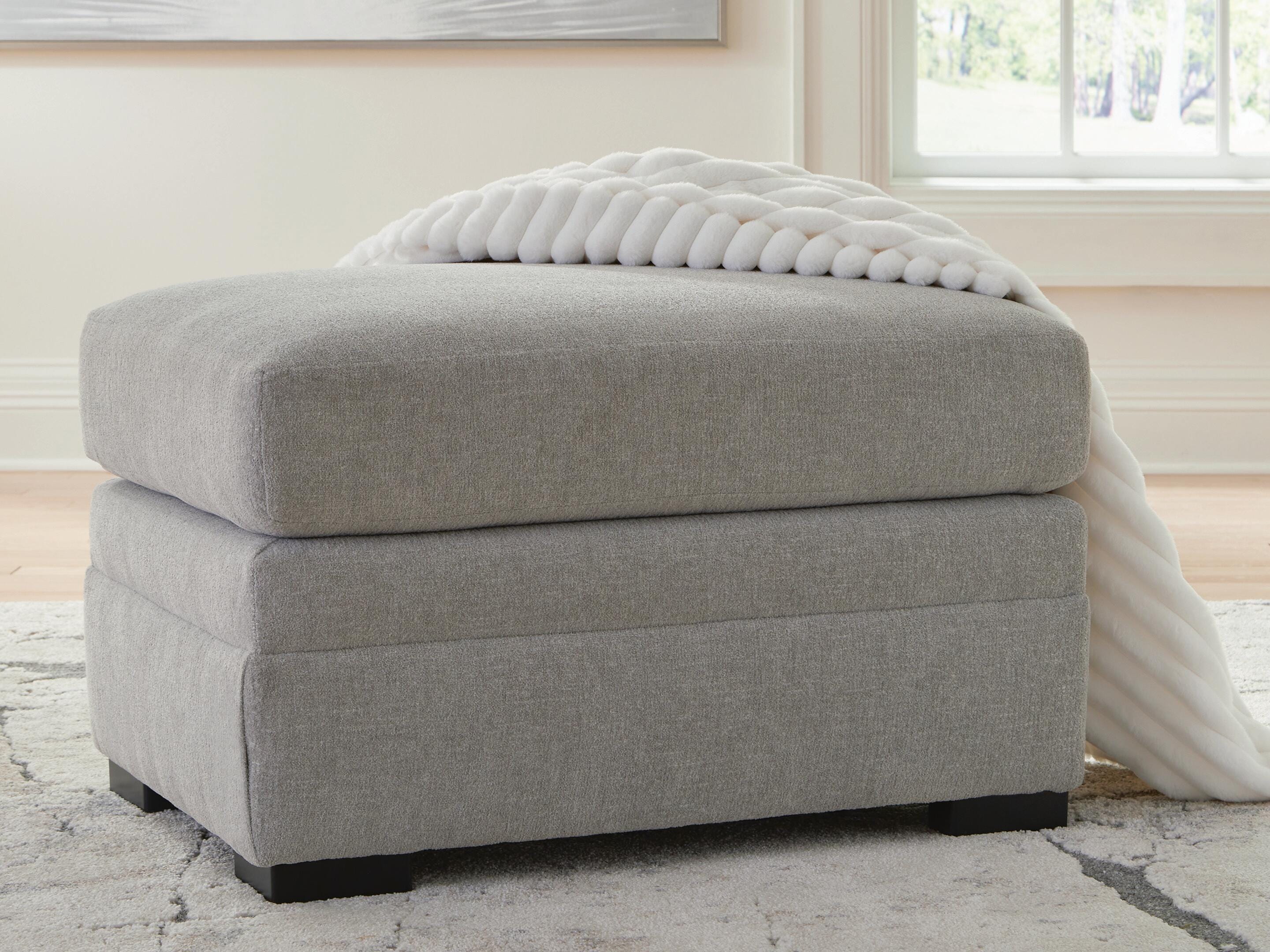 Ivory Brook Ottoman - image 1