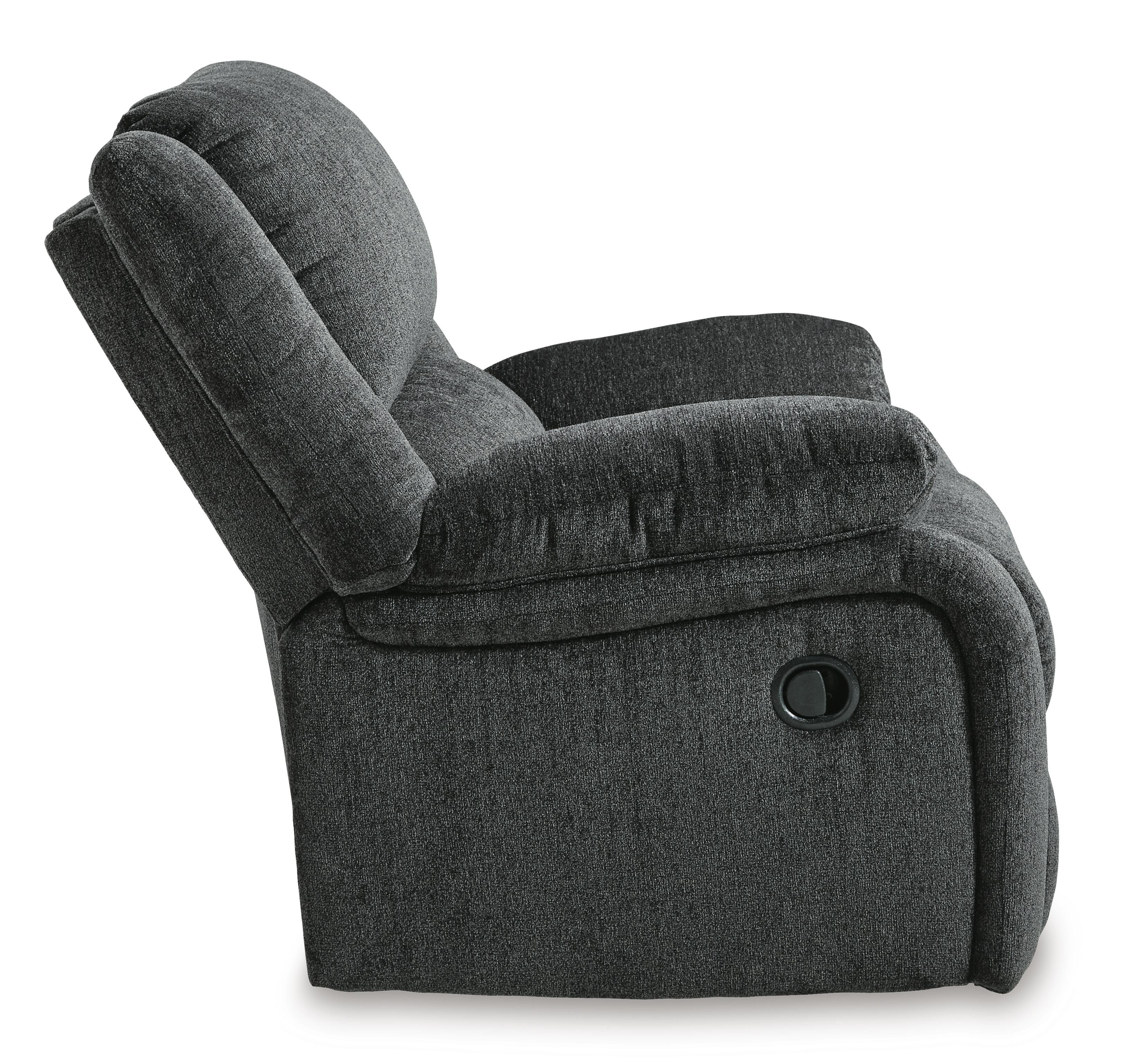 Draycoll Recliner, Slate, large