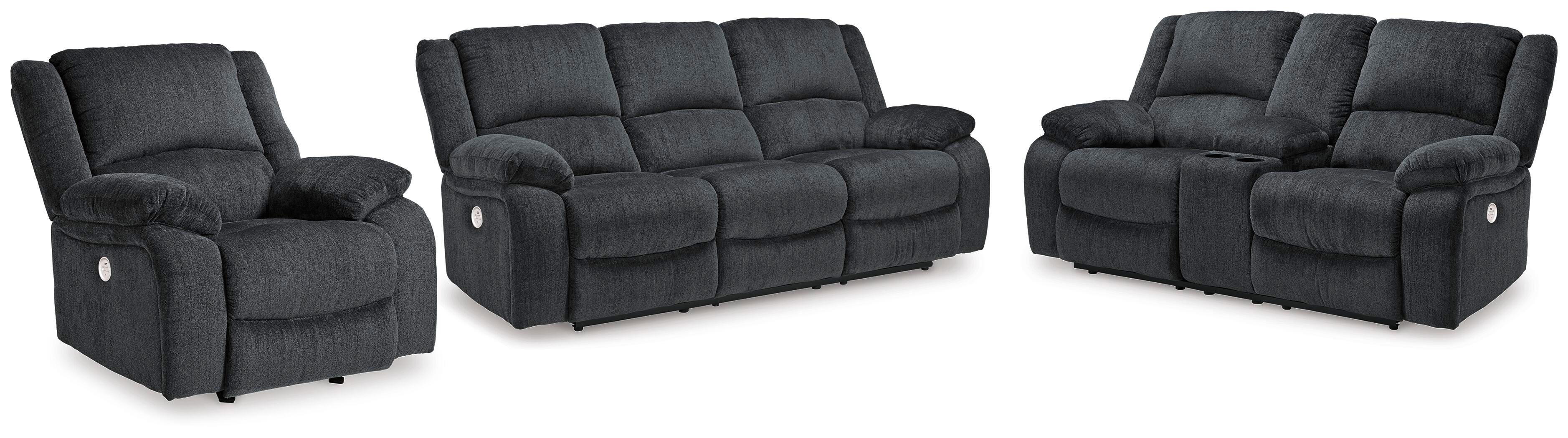 Sofá reclinable, sofá biplaza y sillón reclinable Draycoll Power - image 1