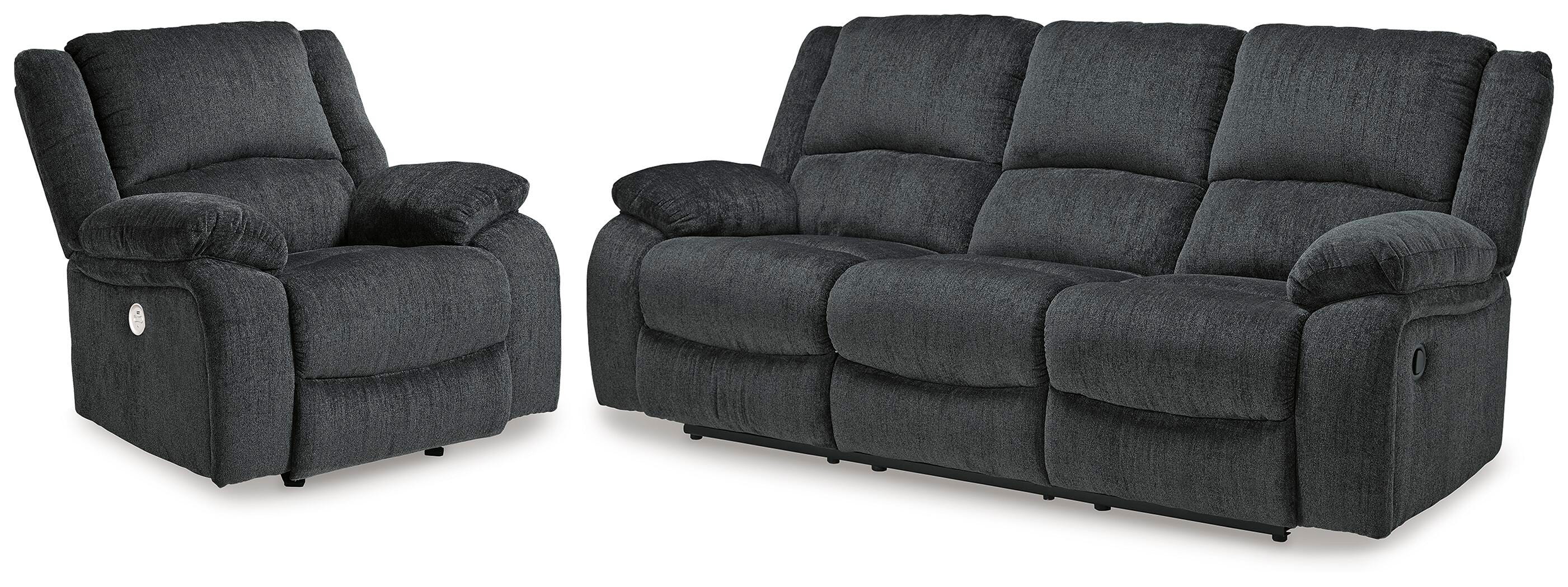 Sofá reclinable y sillón reclinable eléctrico Draycoll - image 1
